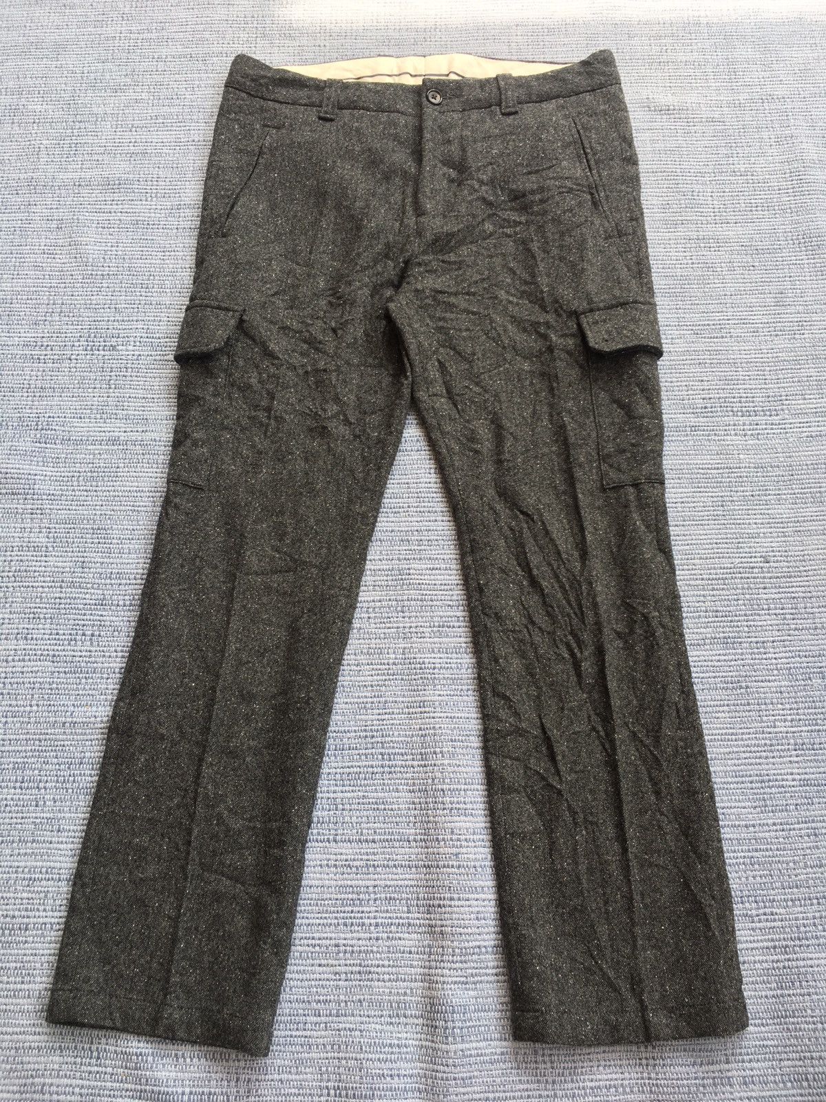 Japanese Brand mix wool cargo pants Size US 32 / EU 48 - 1 Thumbnail