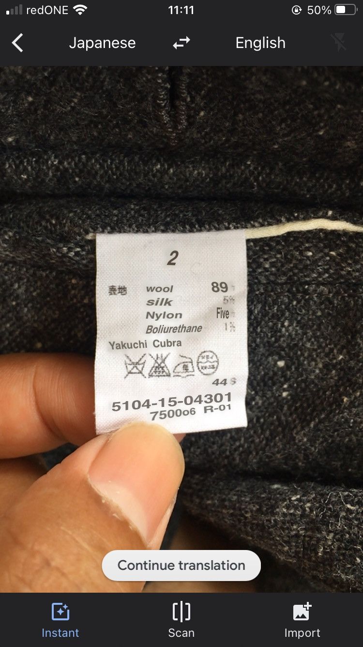 Japanese Brand mix wool cargo pants Size US 32 / EU 48 - 5 Thumbnail