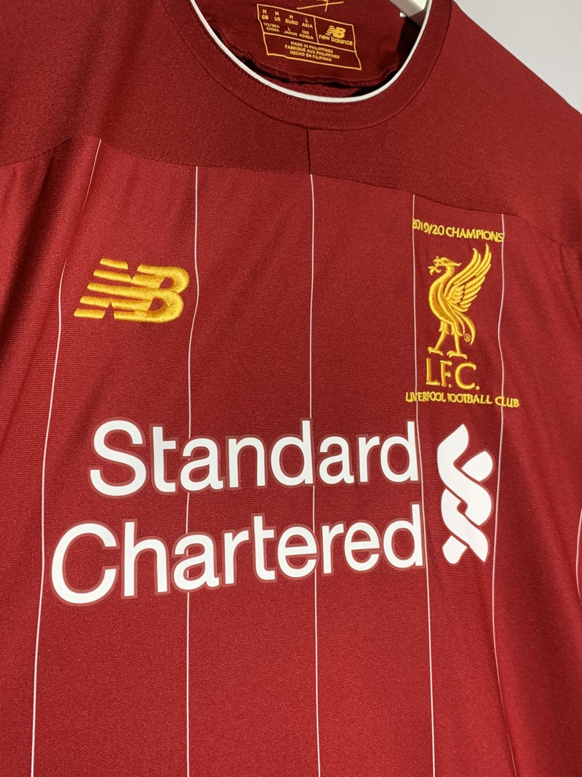 New Balance Liverpool New Balance 2019/20 Y2k Streetwear Football Shirt Size US M / EU 48-50 / 2 - 6 Thumbnail
