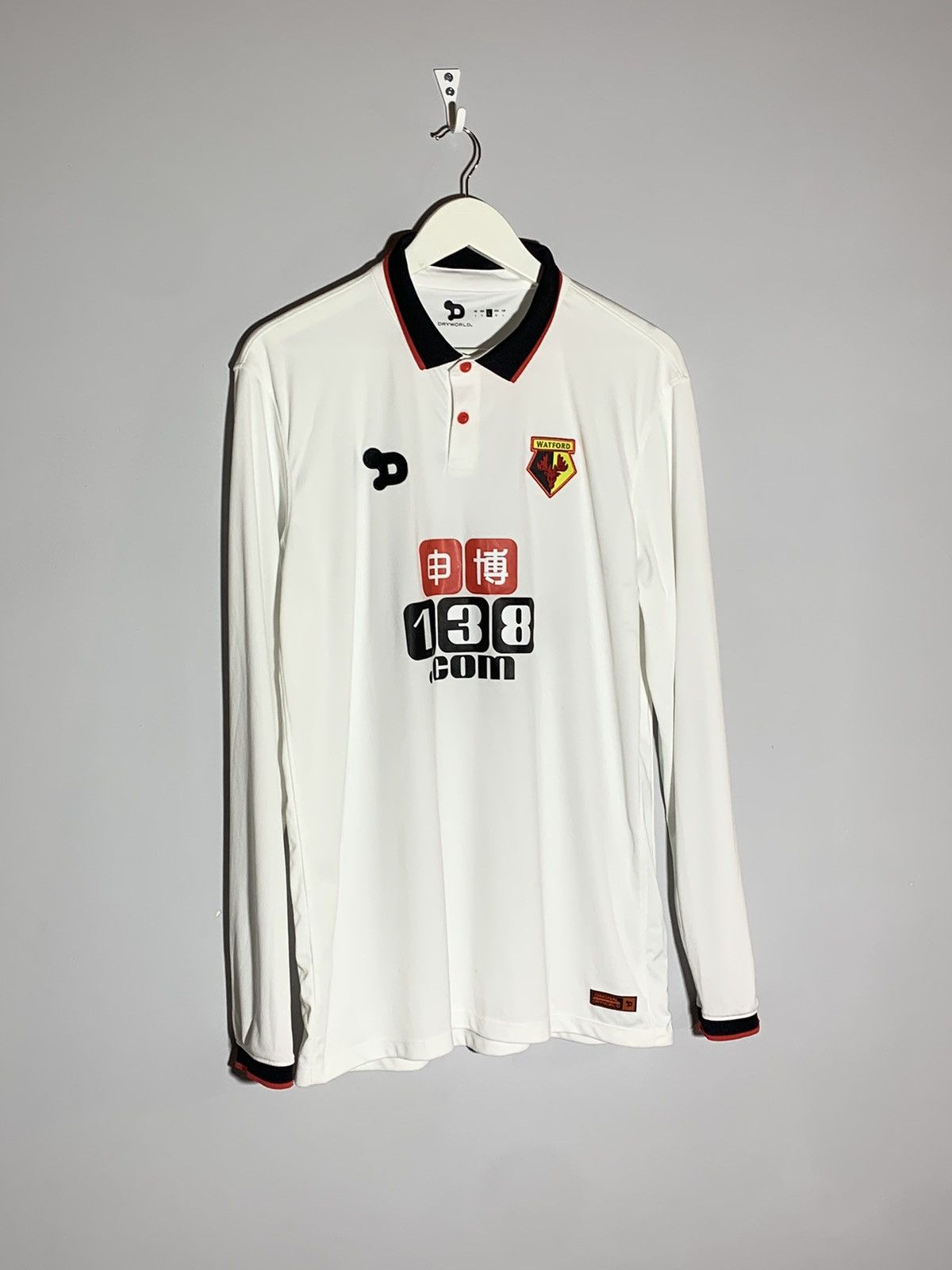 Watford Dryworld 2016/17 Football Long Sleeve Soccer Jersey