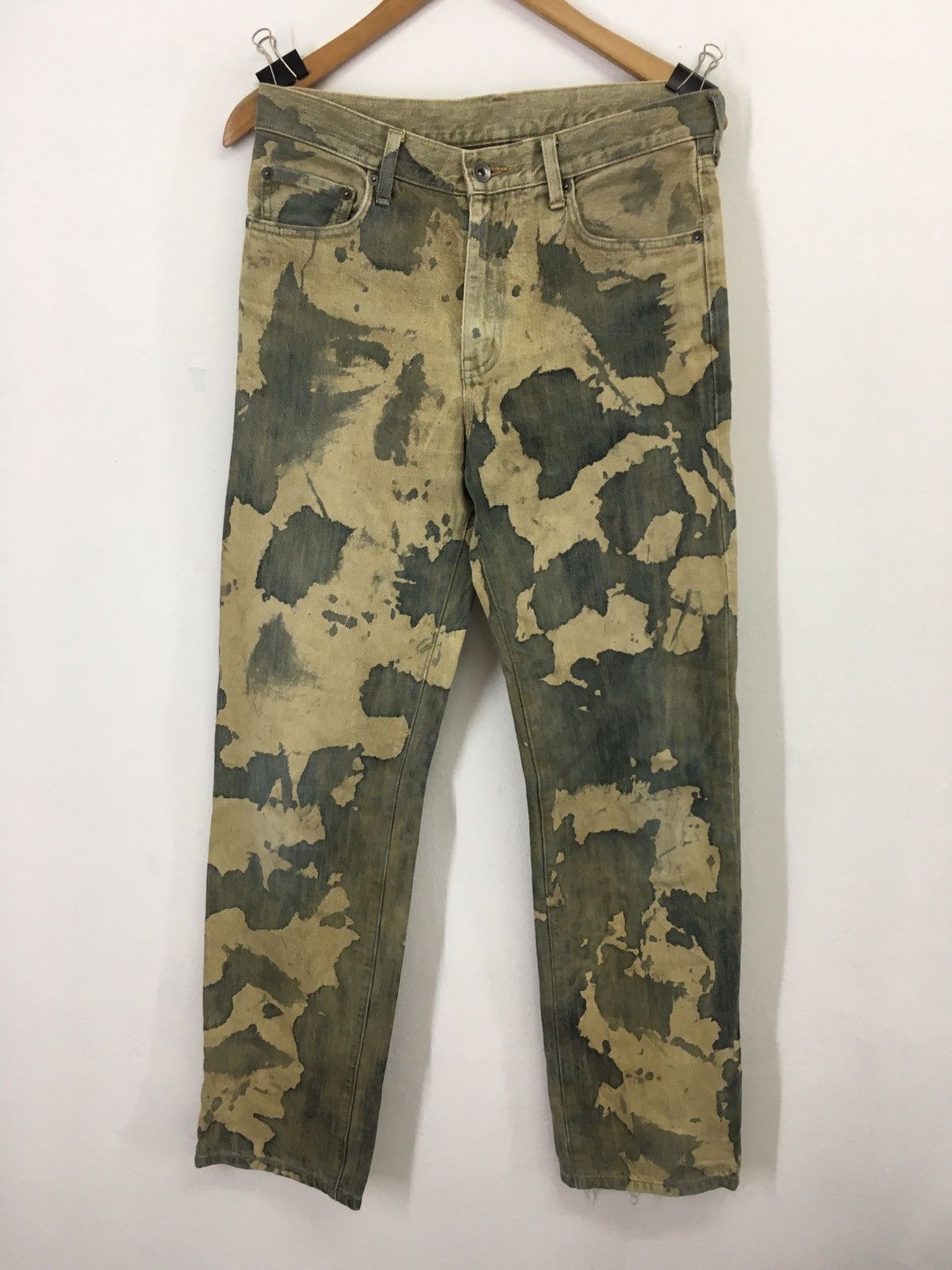 Japanese Brand bleach jeans Size US 32 / EU 48 - 1 Thumbnail