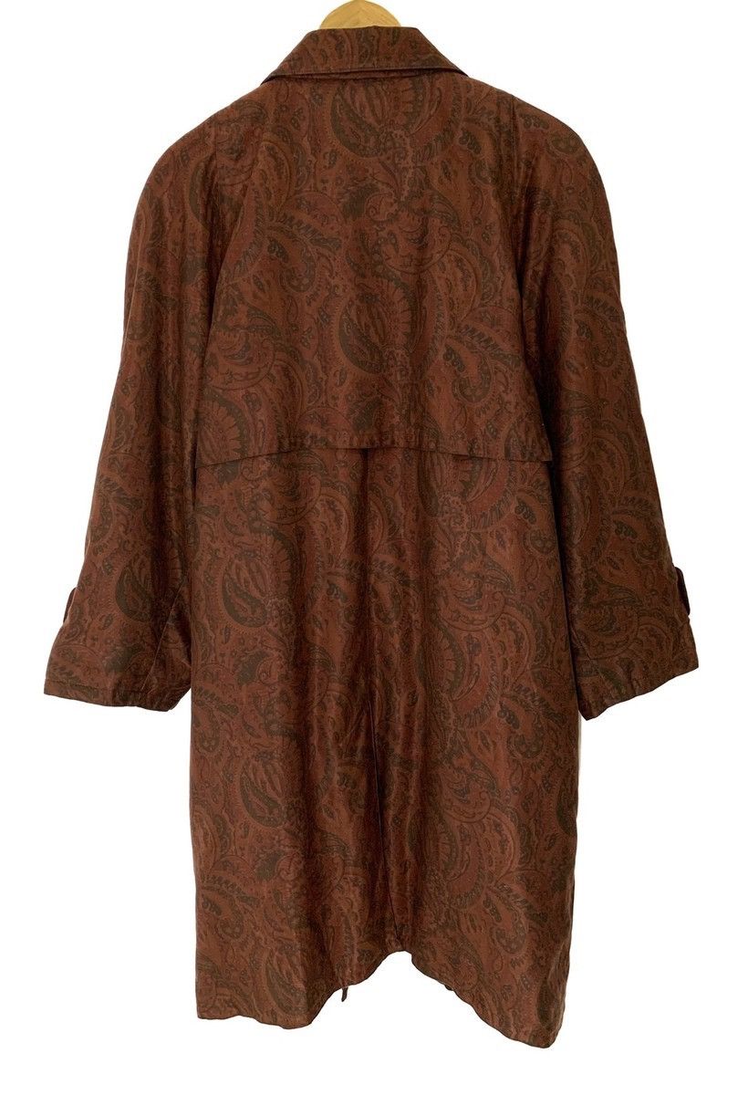 Aquascutum RARE ‼️ Aquascutum Paisley Design Oversized Trench Coat Size US L / EU 52-54 / 3 - 3 Thumbnail