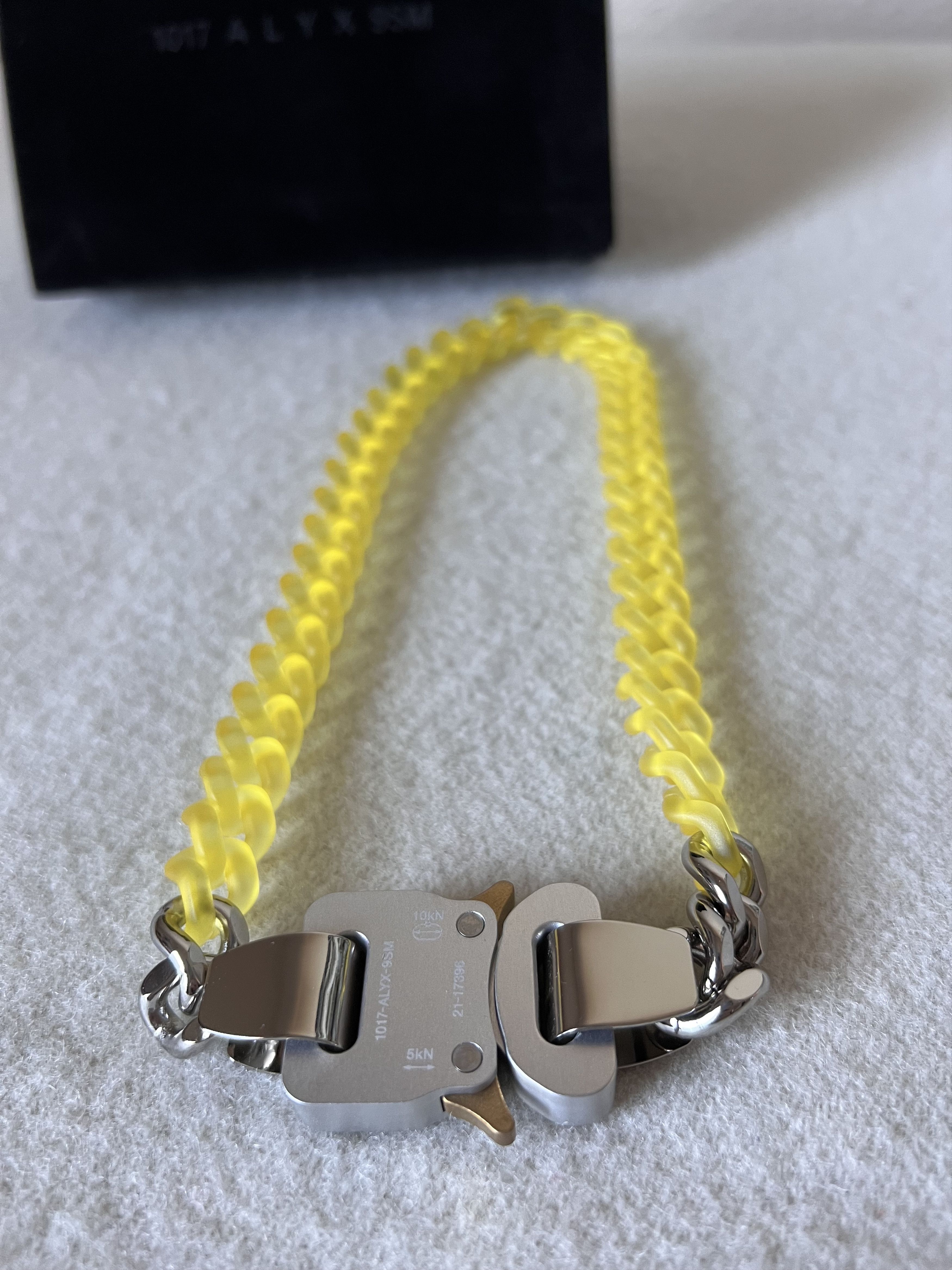 1017 ALYX 9SM 1017 Alyx 9SM Transparent Yellow Buckle Necklace Size ONE SIZE - 3 Thumbnail