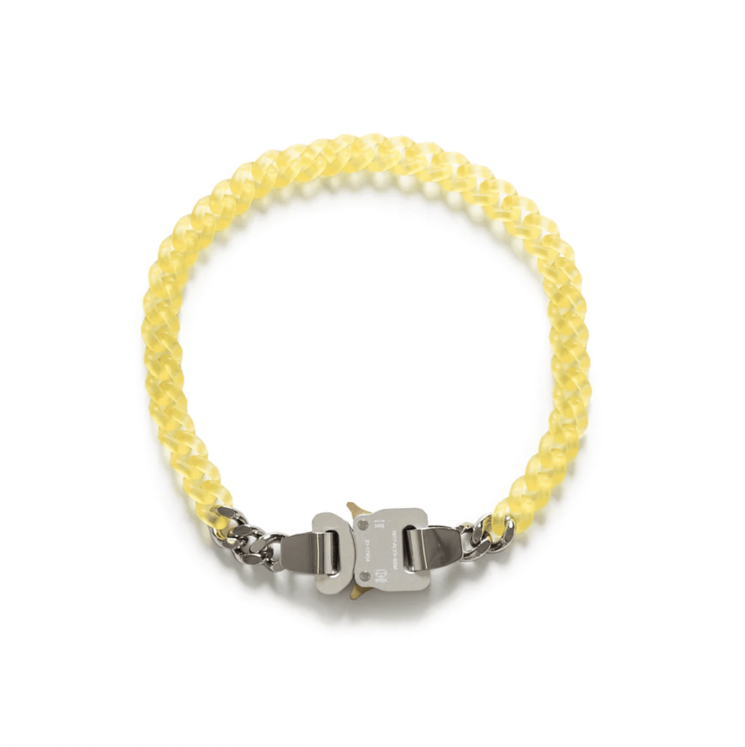 1017 ALYX 9SM 1017 Alyx 9SM Transparent Yellow Buckle Necklace Size ONE SIZE - 1 Thumbnail