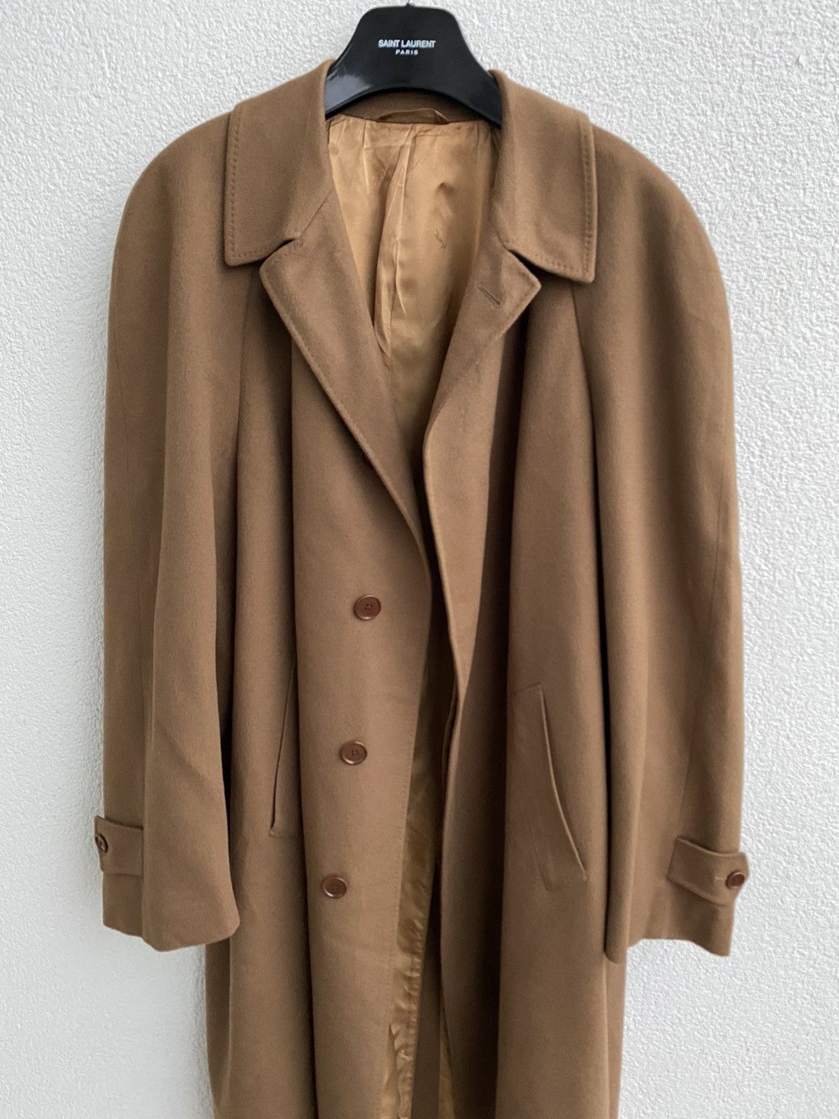 Loro Piana Wool YSL Coat Loro Piana Cashmere Soft Long Size US XL / EU 56 / 4 - 6 Thumbnail