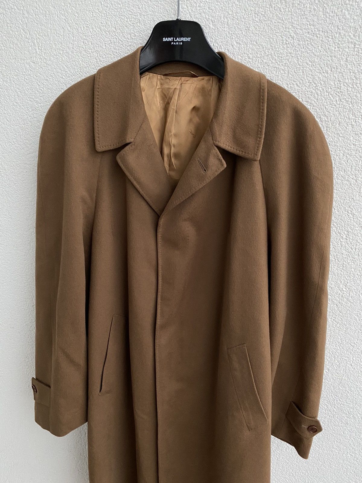 Loro Piana Wool YSL Coat Loro Piana Cashmere Soft Long Size US XL / EU 56 / 4 - 20 Thumbnail
