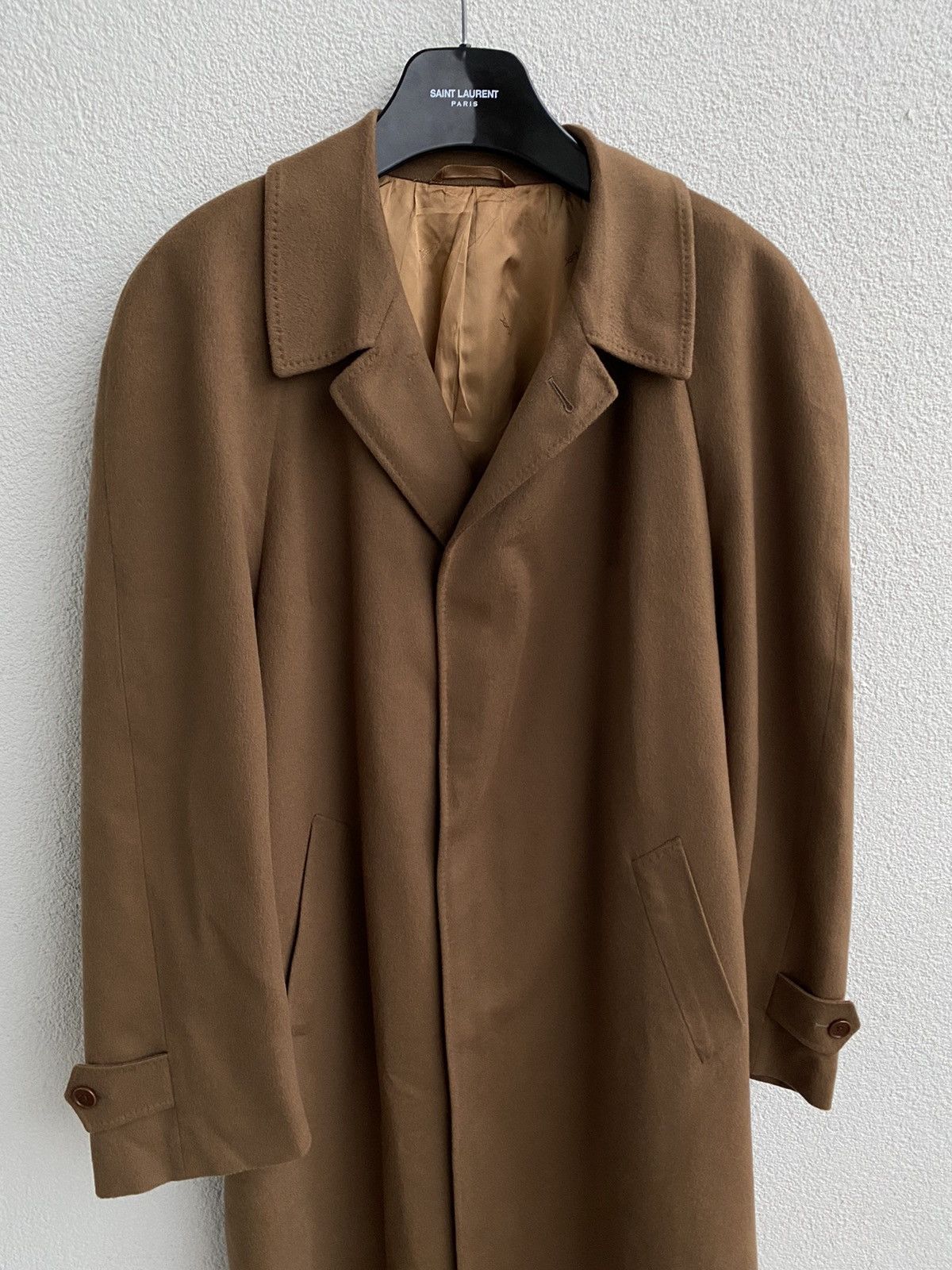 Loro Piana Wool YSL Coat Loro Piana Cashmere Soft Long Size US XL / EU 56 / 4 - 12 Thumbnail