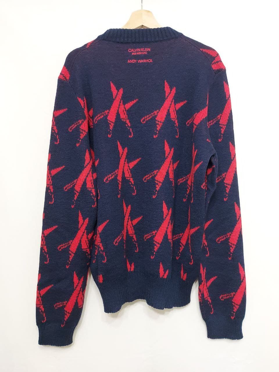 Andy Warhol *New* Knives Jacquard Sweater | Grailed