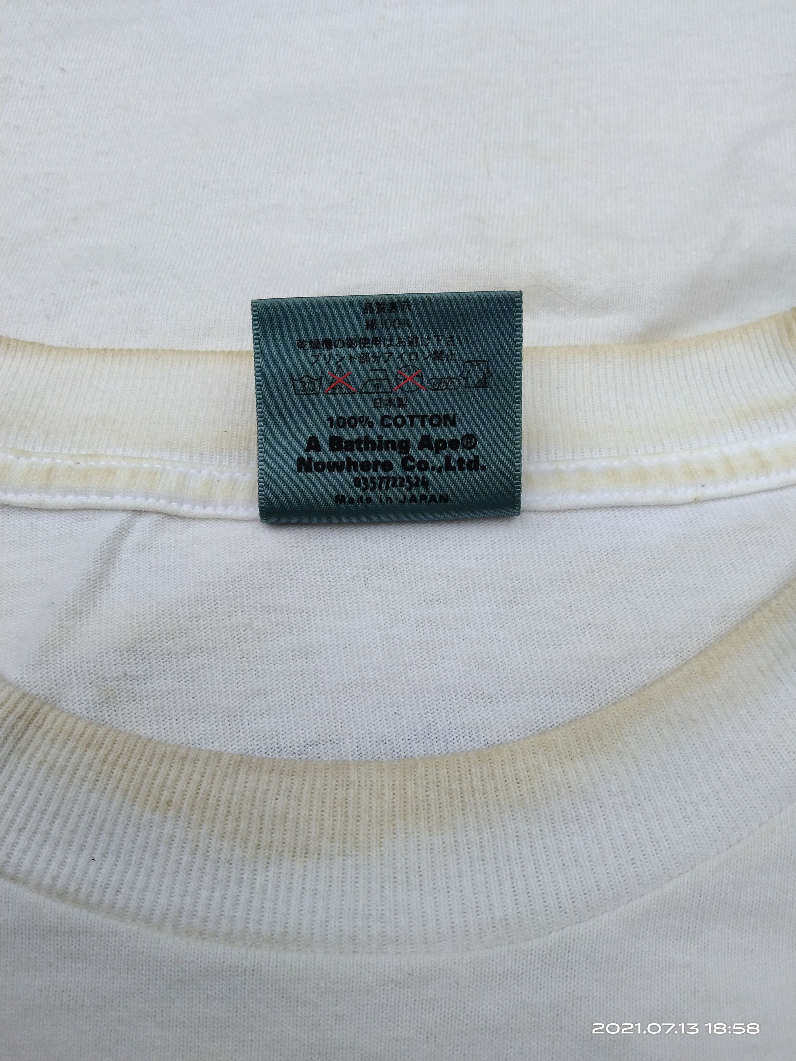 Bape × Futura APE SHALL NEVER KILL APE FUTURA TWO THOUSAND Size US M / EU 48-50 / 2 - 8 Thumbnail