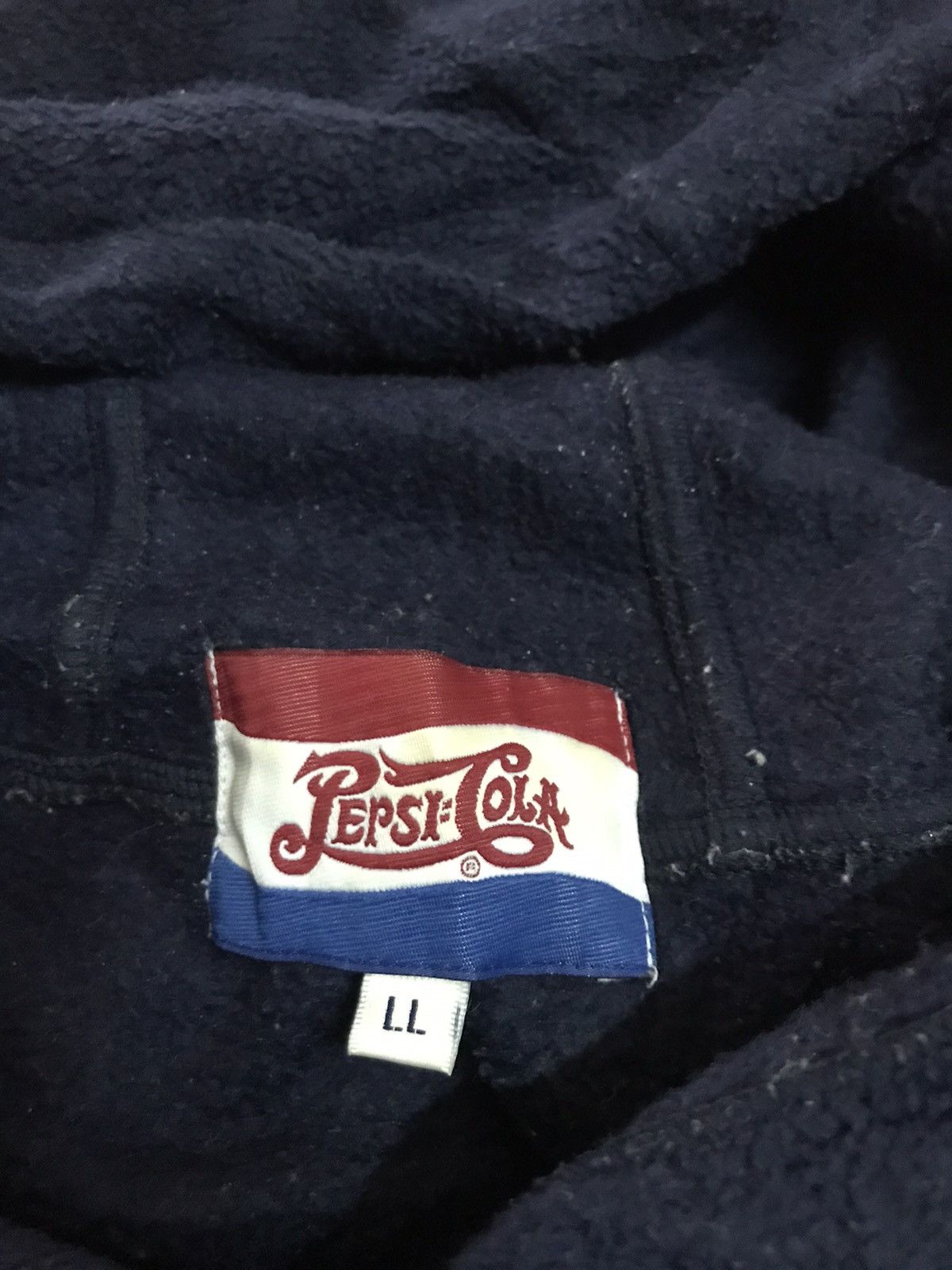 Pepsi × Vintage Pepsi cola fleece hoodie Size US L / EU 52-54 / 3 - 5 Thumbnail