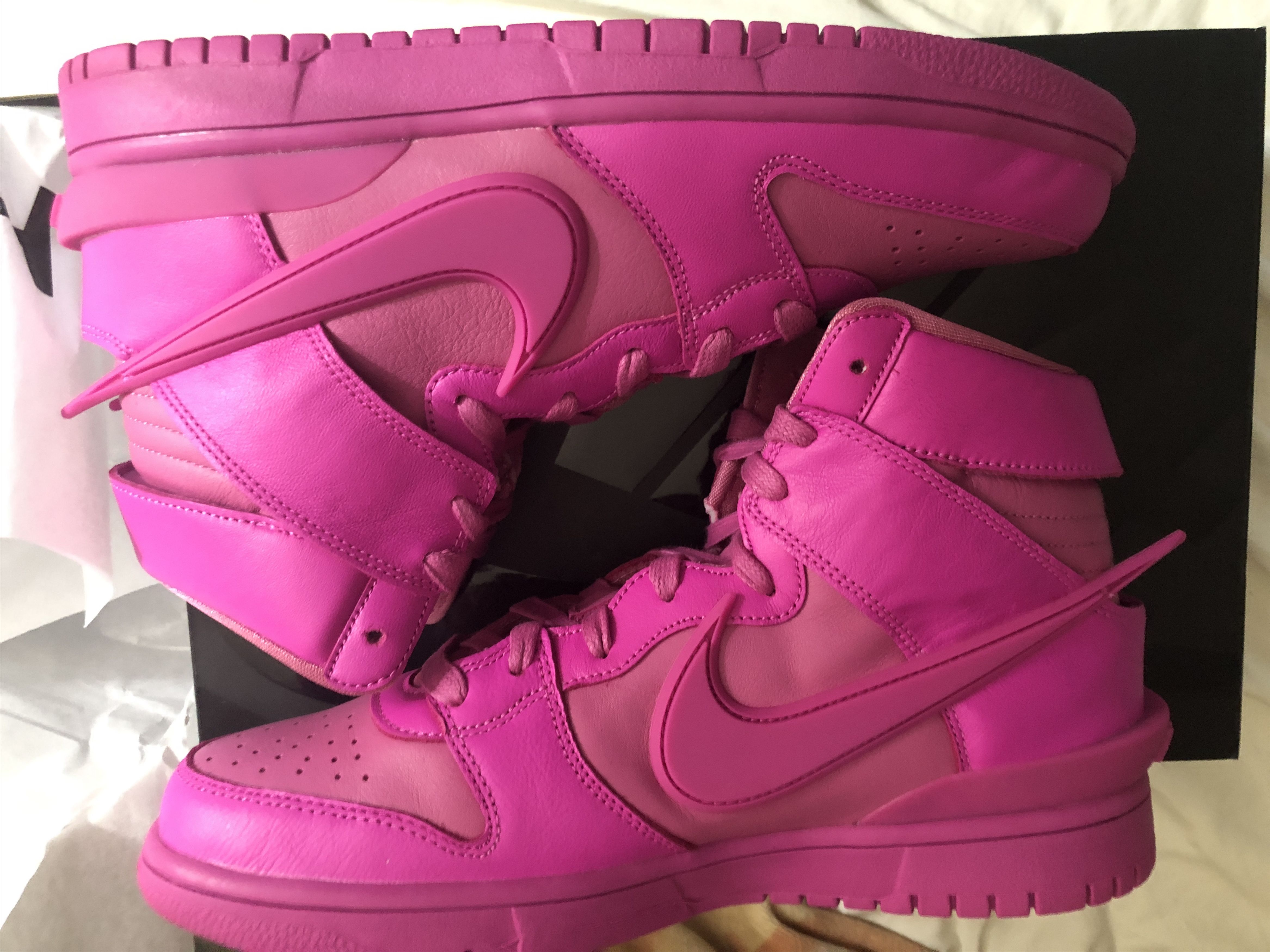 Ambush Design × Nike NEW Nike Dunk High X AMBUSH Cosmic Fuchsia US 8.5 Sneakers Size US 8.5 / EU 41-42 - 1 Thumbnail