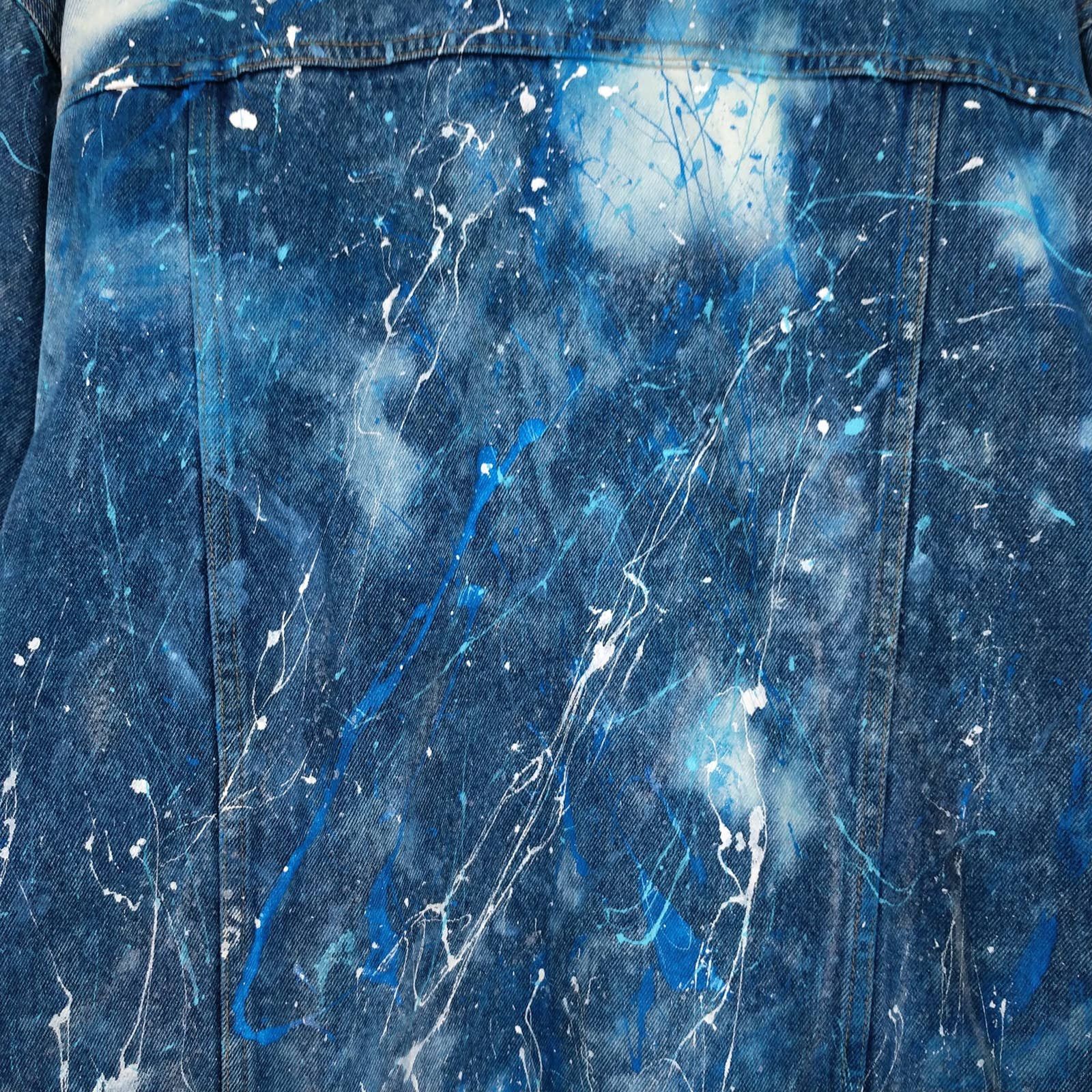 Vintage × Wrangler Vintage Wrangler Custom Denim Trucker Painter Jean Jacket L Size US L / EU 52-54 / 3 - 7 Thumbnail