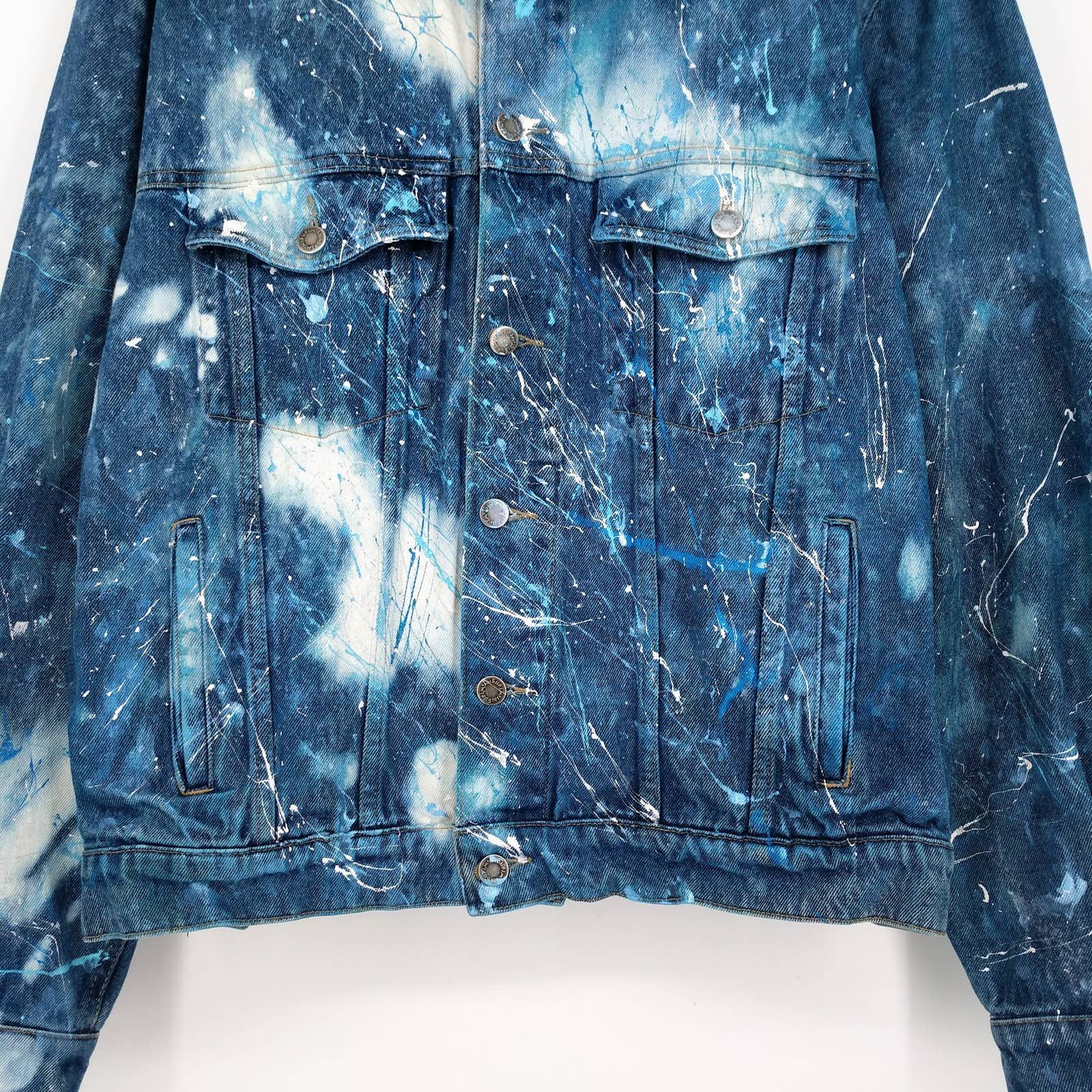 Vintage × Wrangler Vintage Wrangler Custom Denim Trucker Painter Jean Jacket L Size US L / EU 52-54 / 3 - 3 Thumbnail
