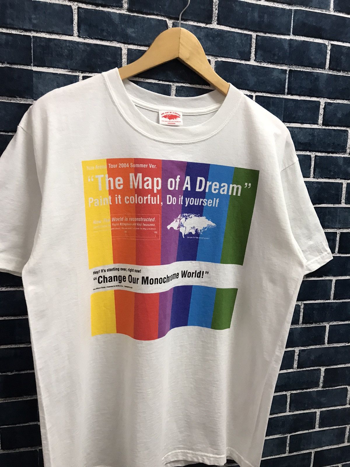 Japanese Brand × Vintage Vintage yuzu arena tour 2004 summer “the map of dream” tee Size US M / EU 48-50 / 2 - 4 Thumbnail