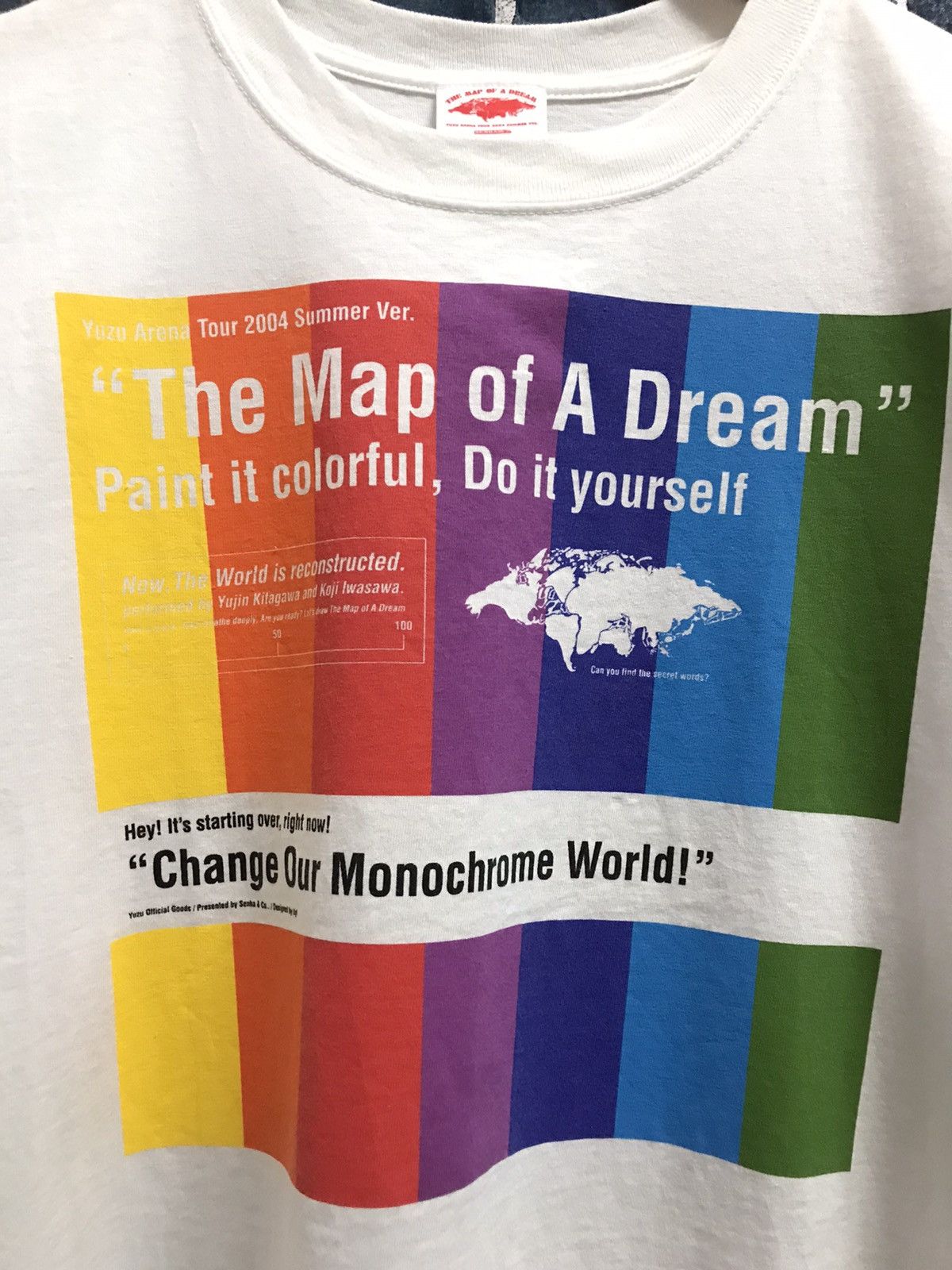 Japanese Brand × Vintage Vintage yuzu arena tour 2004 summer “the map of dream” tee Size US M / EU 48-50 / 2 - 5 Thumbnail