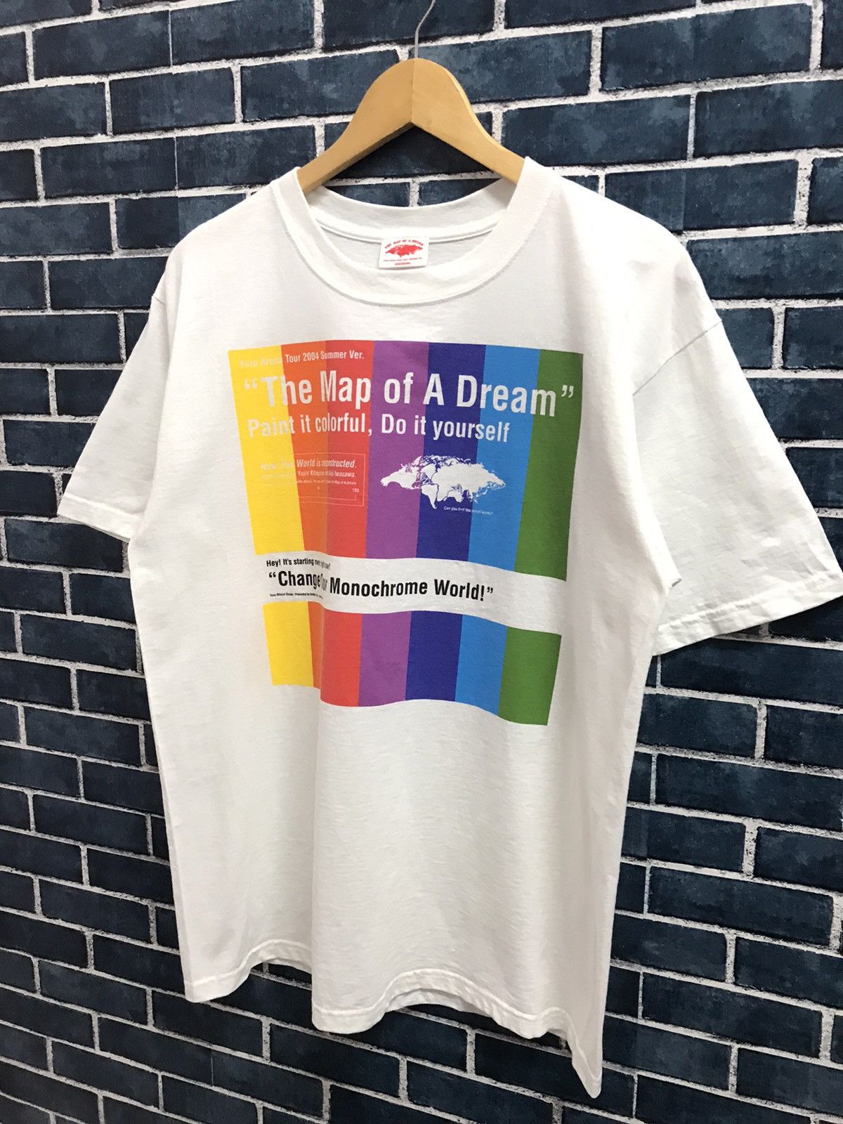 Japanese Brand × Vintage Vintage yuzu arena tour 2004 summer “the map of dream” tee Size US M / EU 48-50 / 2 - 3 Thumbnail
