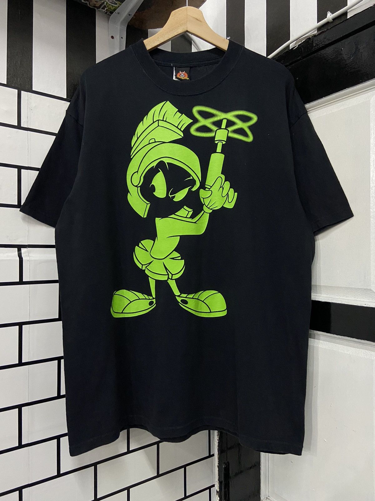 Cartoon Network × Vintage Vintage 90’s Marvin The Martian Loney Tunes Tshirt Size US XL / EU 56 / 4 - 1 Thumbnail