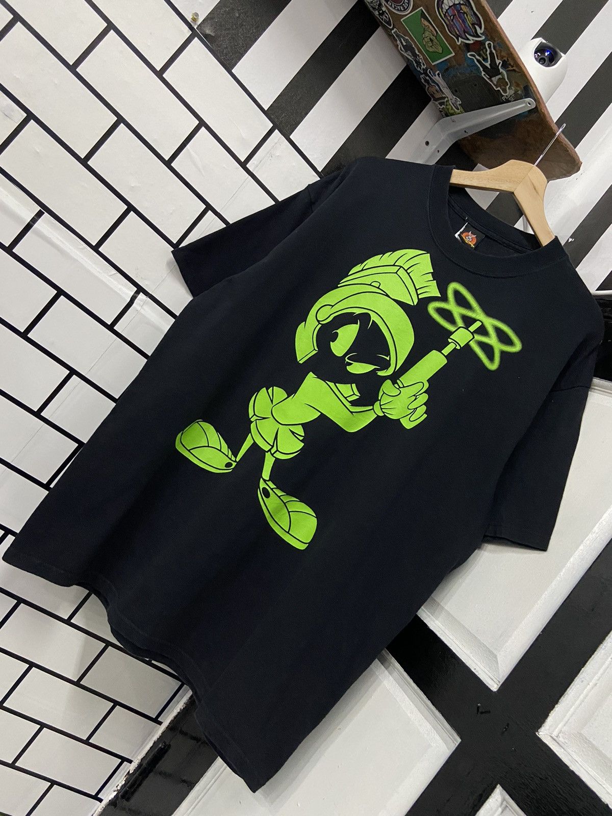 Cartoon Network × Vintage Vintage 90’s Marvin The Martian Loney Tunes Tshirt Size US XL / EU 56 / 4 - 3 Thumbnail