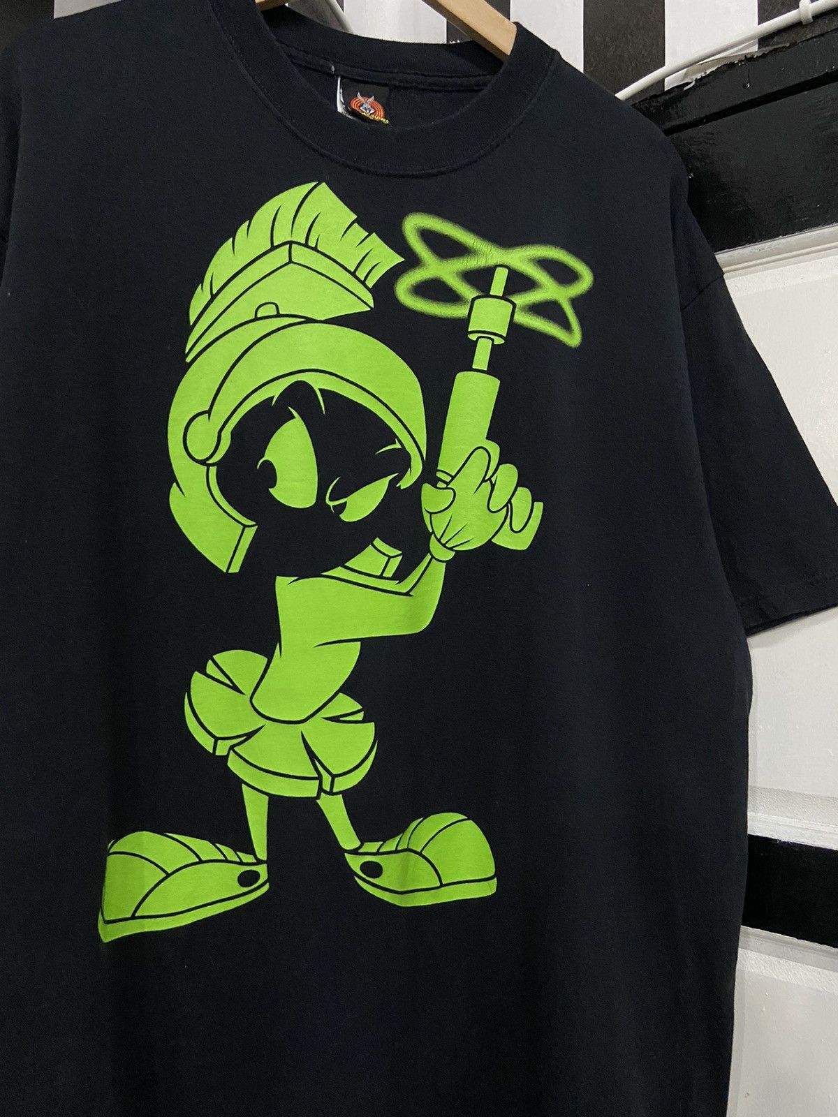 Cartoon Network × Vintage Vintage 90’s Marvin The Martian Loney Tunes Tshirt Size US XL / EU 56 / 4 - 4 Thumbnail