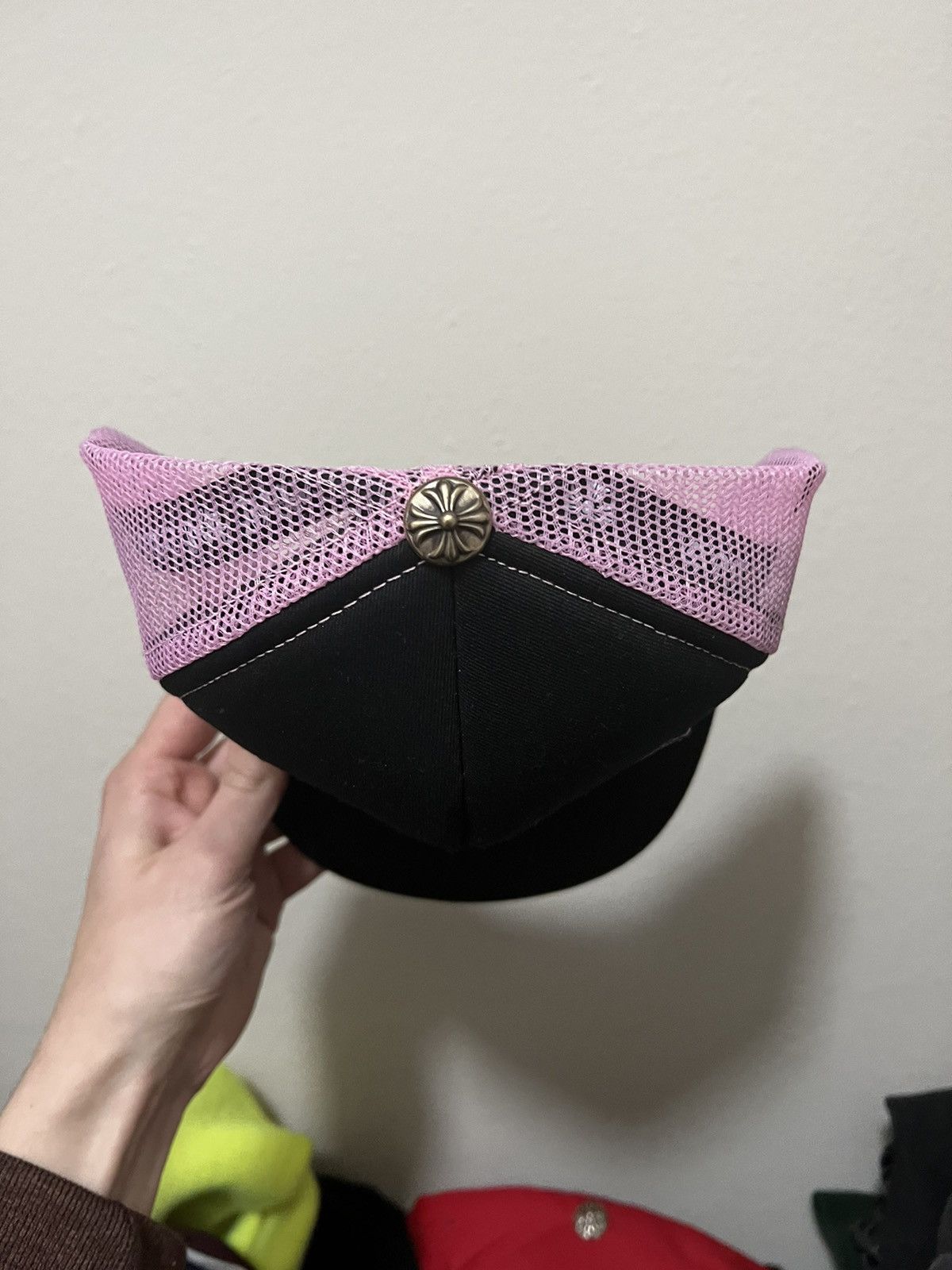 Chrome Hearts 2021 Pink Trucker Hat Size ONE SIZE - 3 Thumbnail