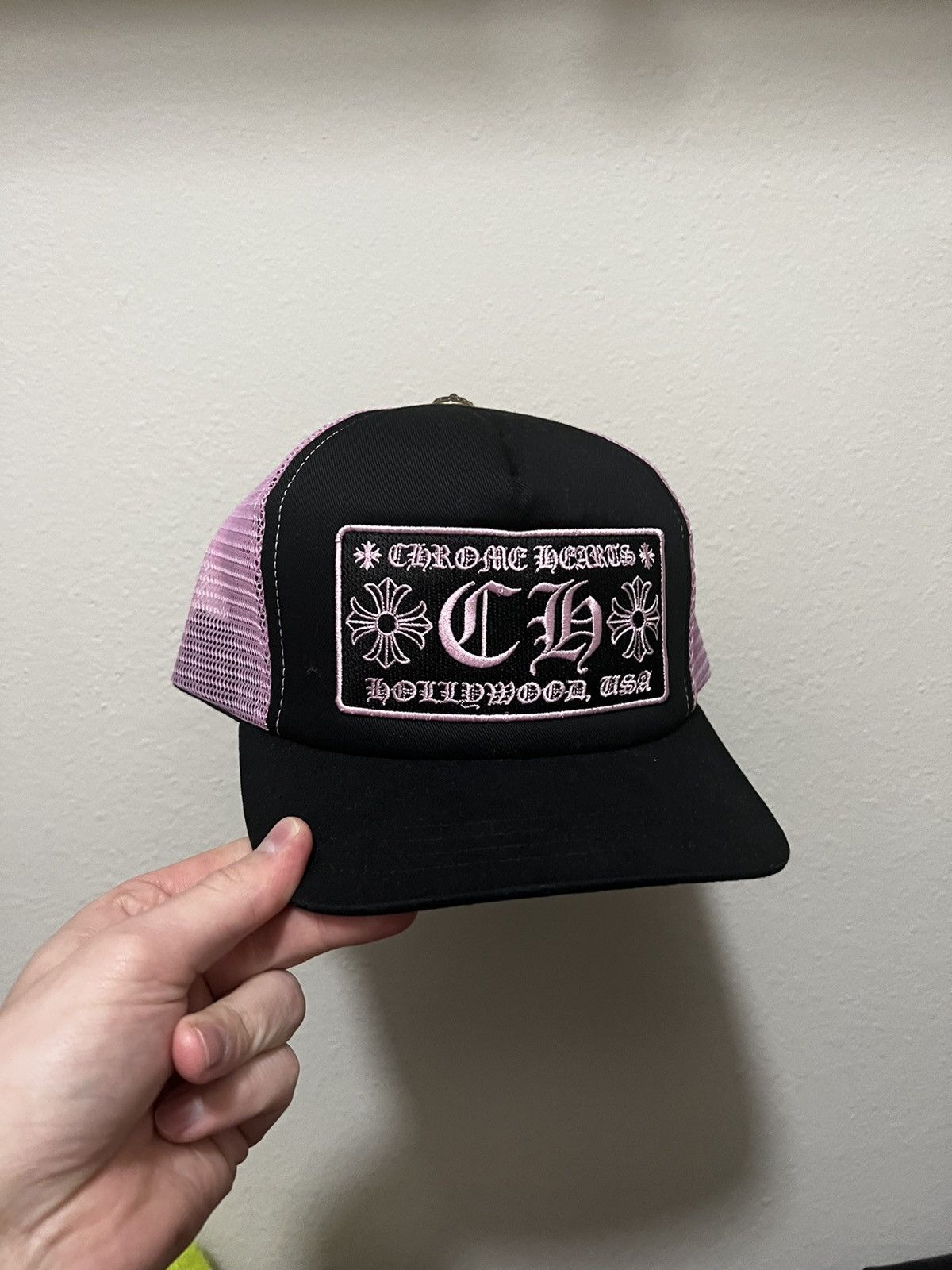 Chrome Hearts 2021 Pink Trucker Hat | Grailed
