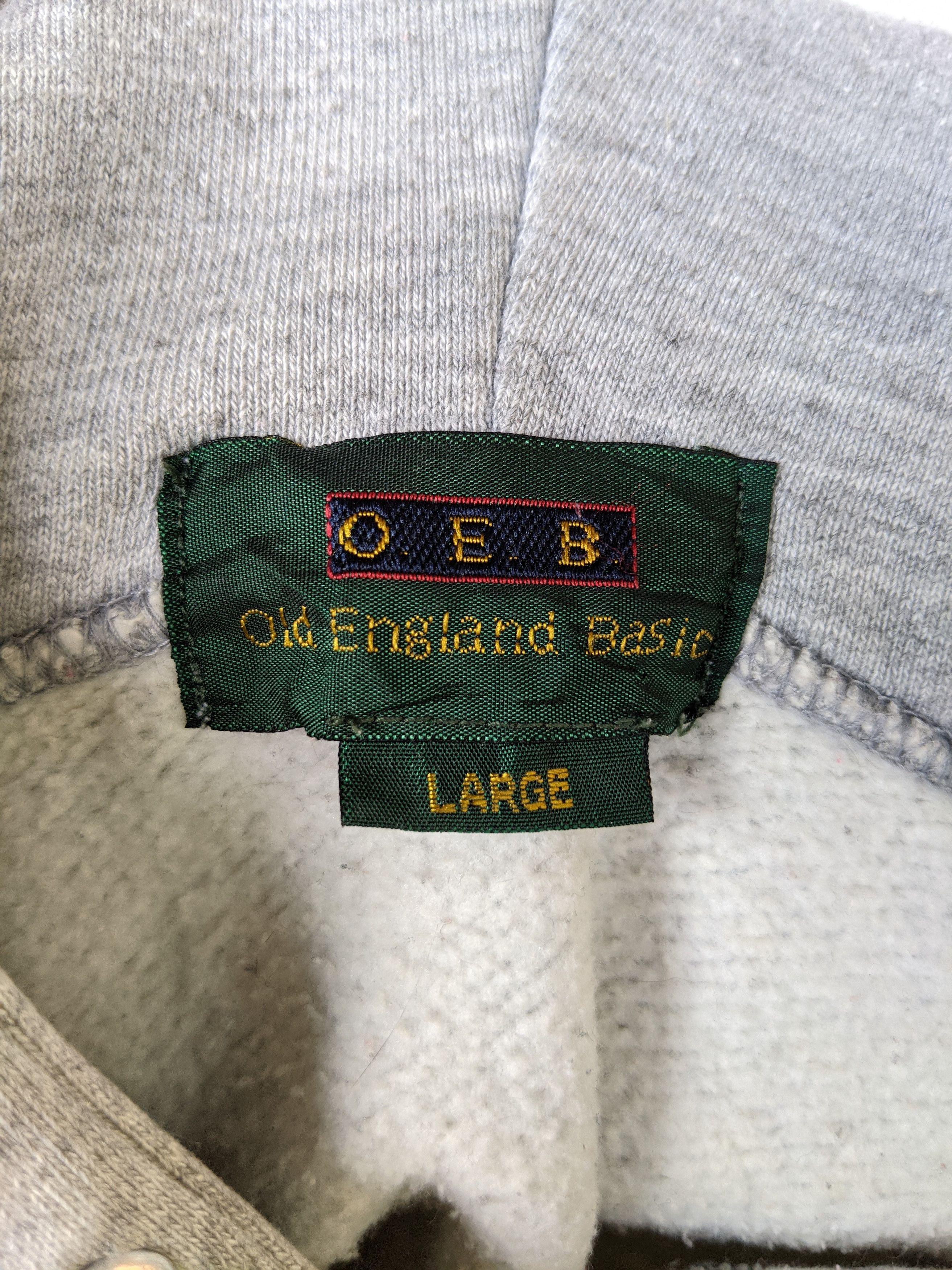 Vintage Vintage Boston Football Club Hoodie/Size L/Grey Colour Size US L / EU 52-54 / 3 - 7 Thumbnail
