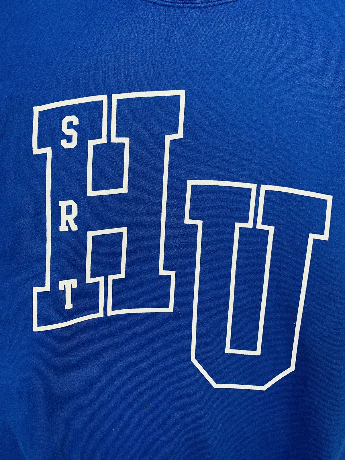 Vintage 90s Hampton University SRT Sweatshirt/Size S/Blue Colour Size US S / EU 44-46 / 1 - 3 Thumbnail