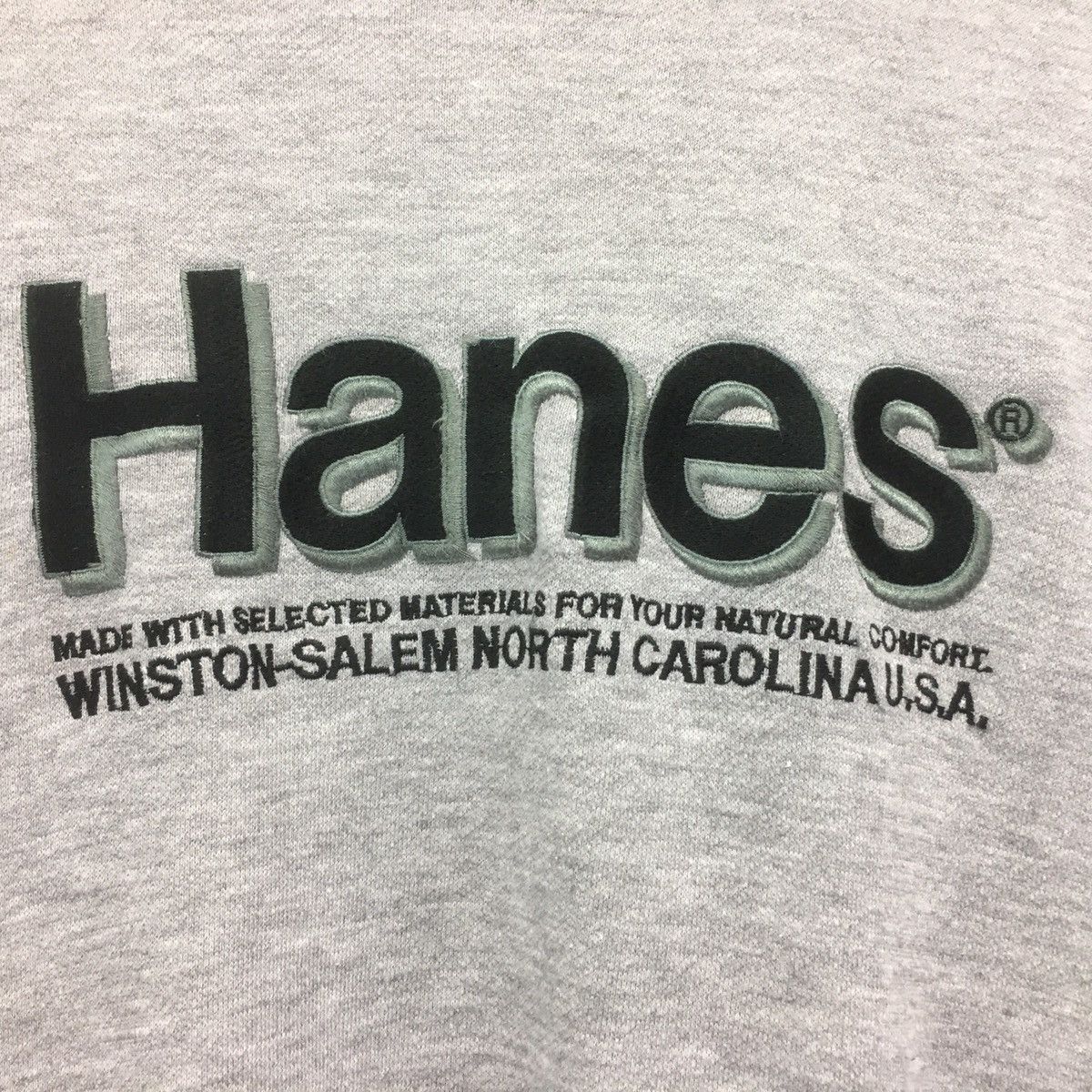 Hanes × Vintage Hanes Sweatshirt Spellout Winston Salem NorthCalifornia Size US M / EU 48-50 / 2 - 2 Thumbnail