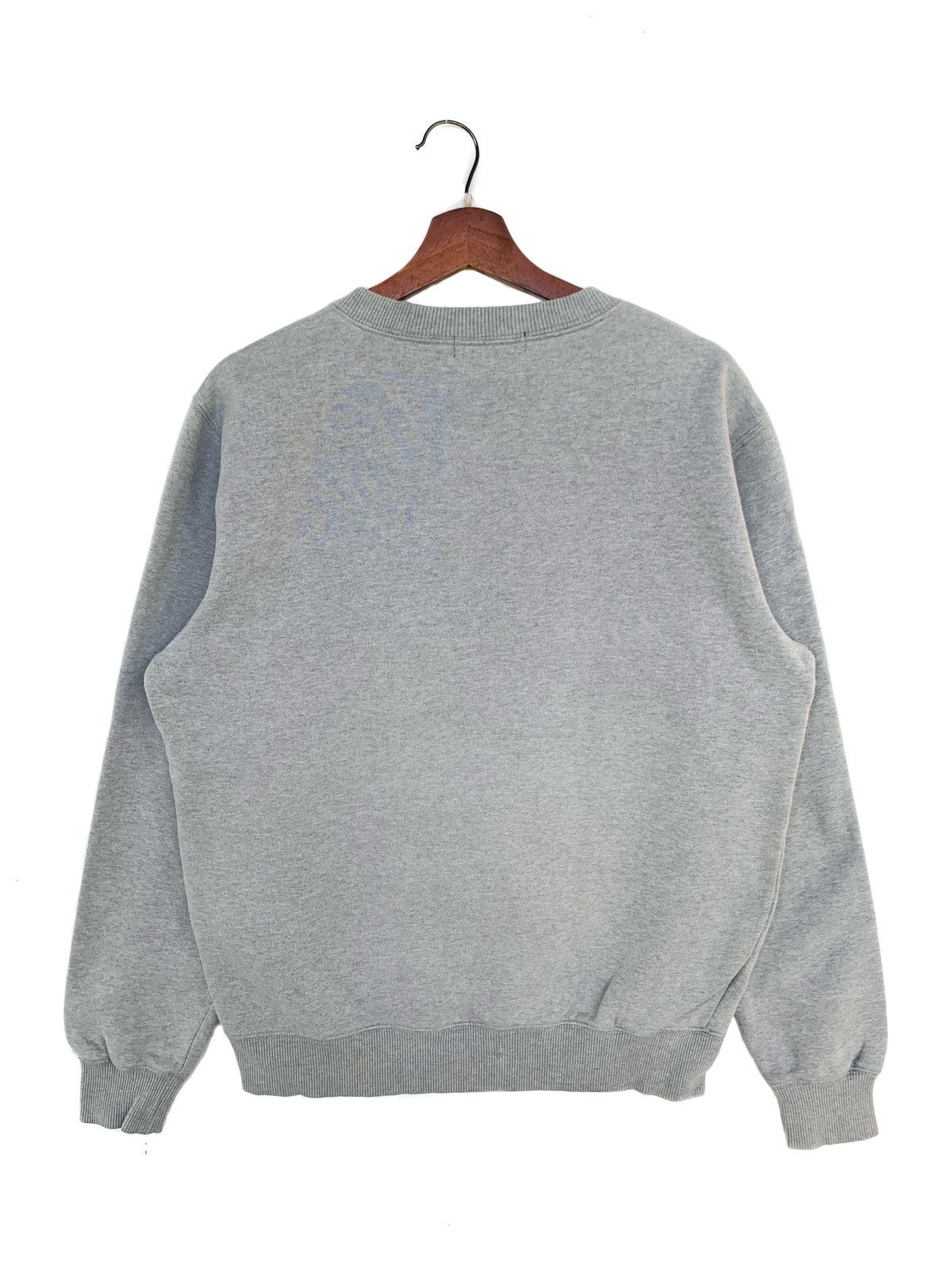 Fila Vintage Fila Big Logo Sweatshirt/Size M/Grey Colour Size US M / EU 48-50 / 2 - 2 Thumbnail