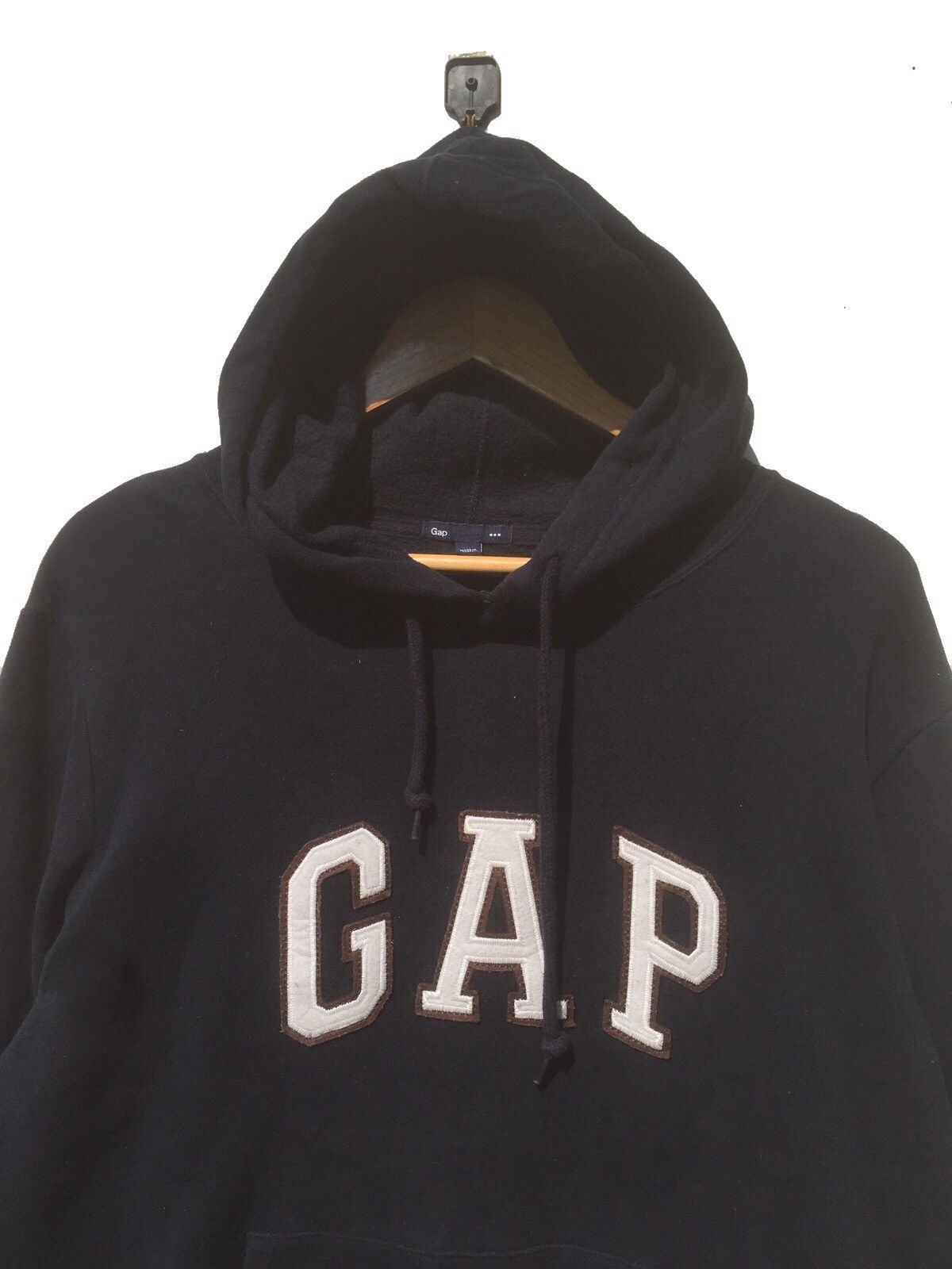 Gap × Vintage RARE GAP HOODIE SPELLOUT NICE DESIGN Size US M / EU 48-50 / 2 - 2 Thumbnail