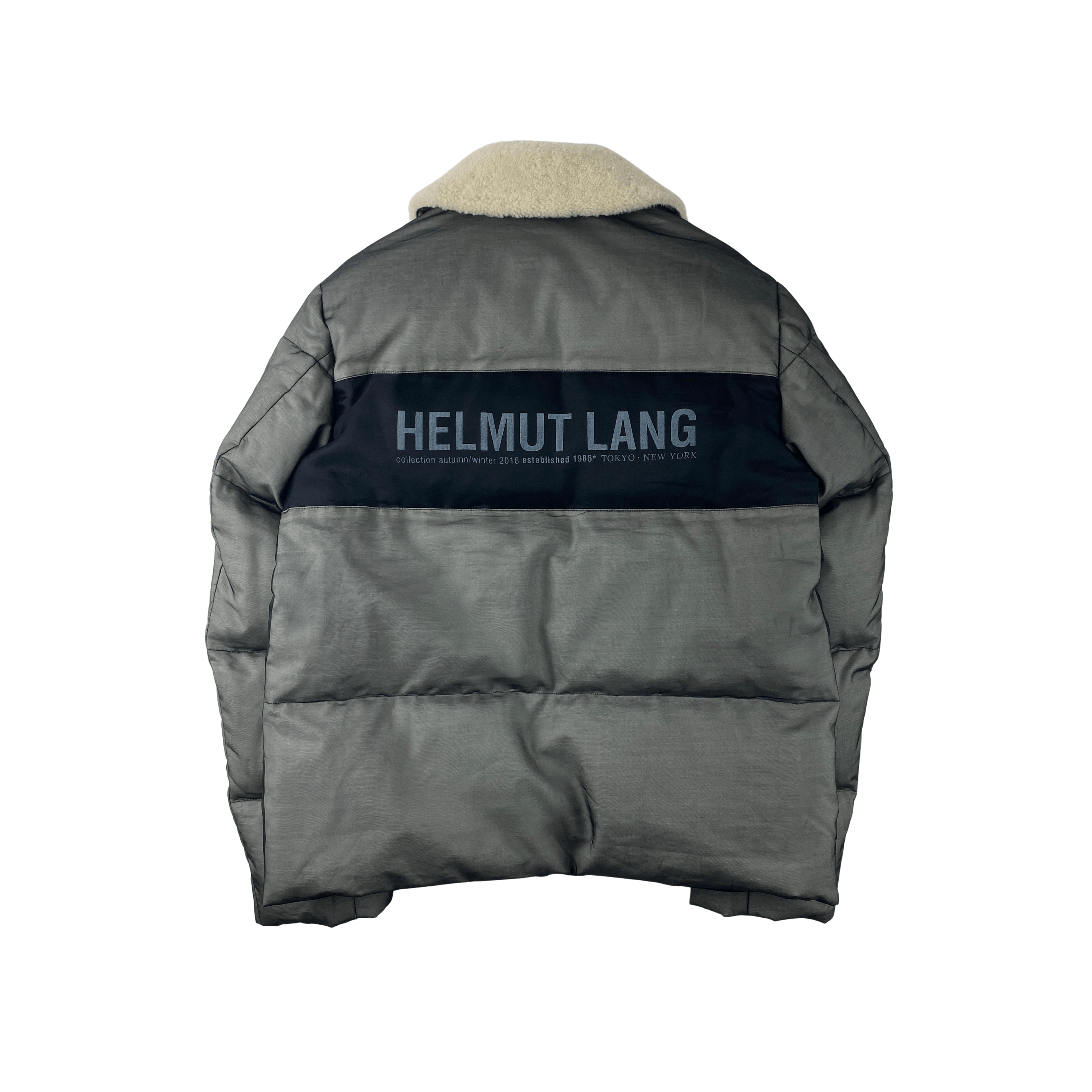 Helmut Lang Helmut Lang FW18 Logo Puffer Jacket Size US M / EU 48-50 / 2 - 2 Thumbnail