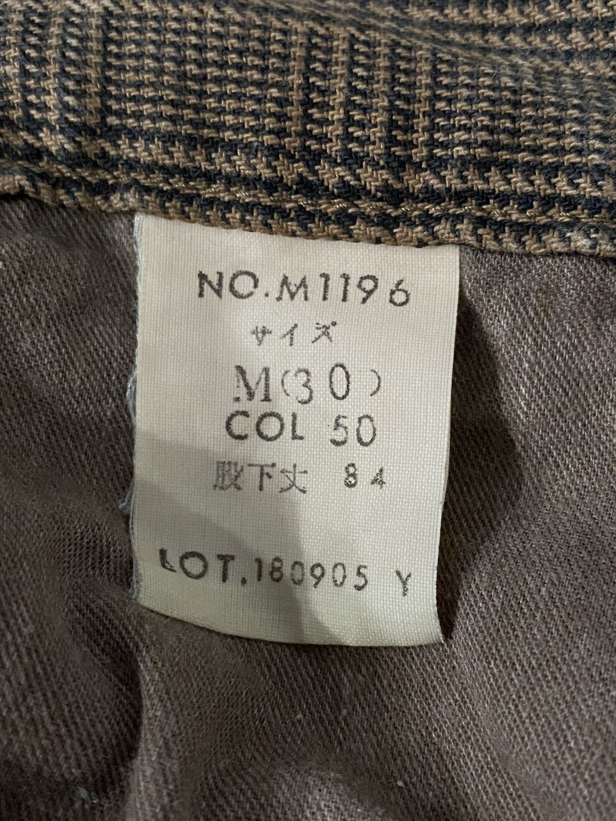 Japanese Brand Vintage Surplus Japan Cargo Bush pantd Check Plaid Size US 30 / EU 46 - 14 Thumbnail