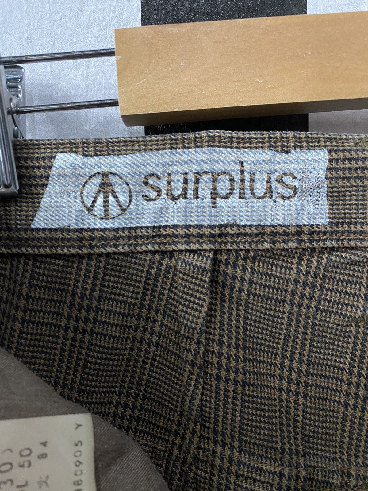 Japanese Brand Vintage Surplus Japan Cargo Bush pantd Check Plaid Size US 30 / EU 46 - 13 Thumbnail