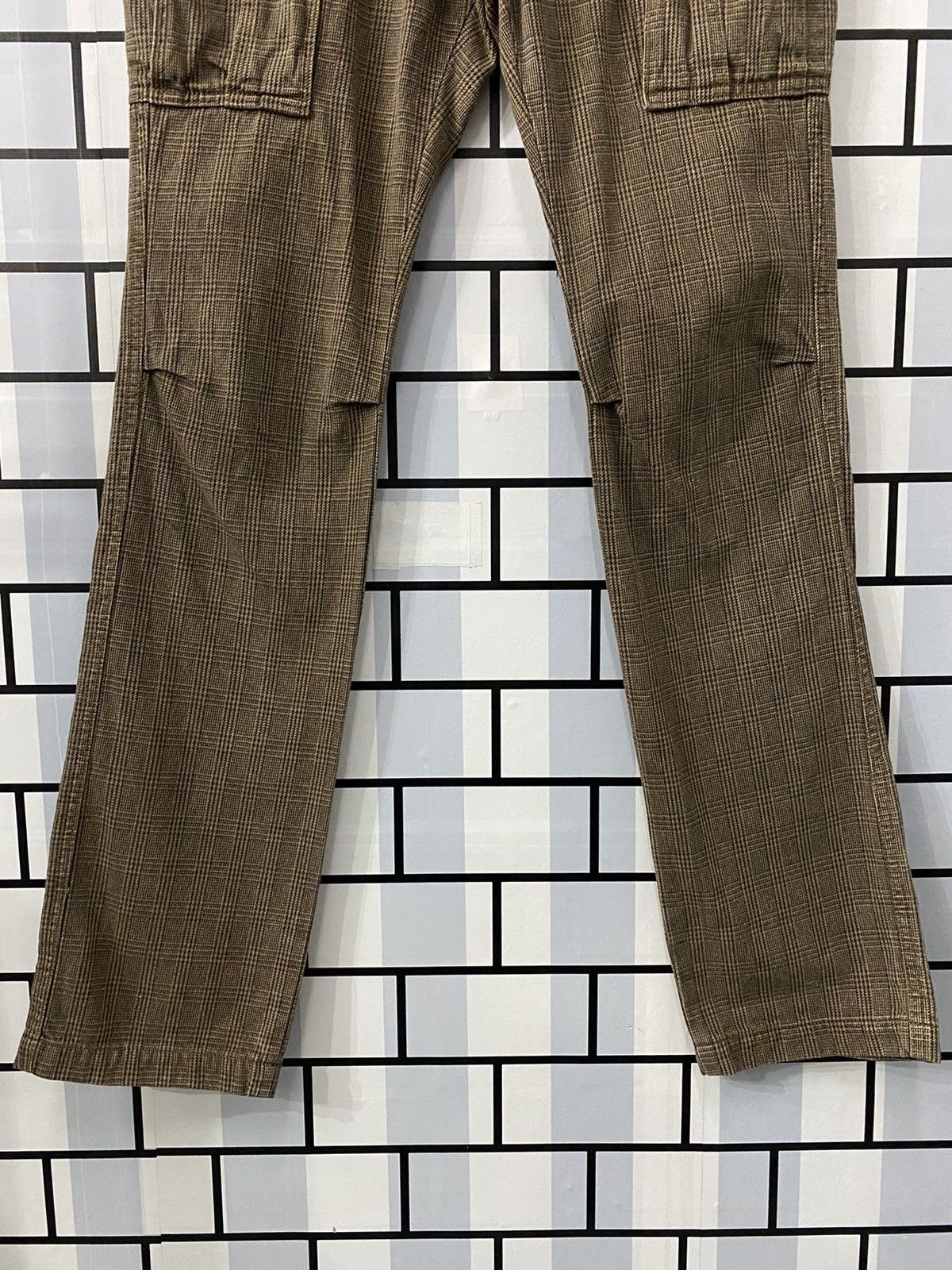 Japanese Brand Vintage Surplus Japan Cargo Bush pantd Check Plaid Size US 30 / EU 46 - 6 Thumbnail
