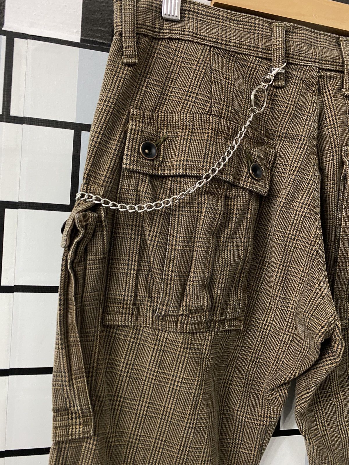 Japanese Brand Vintage Surplus Japan Cargo Bush pantd Check Plaid Size US 30 / EU 46 - 11 Thumbnail
