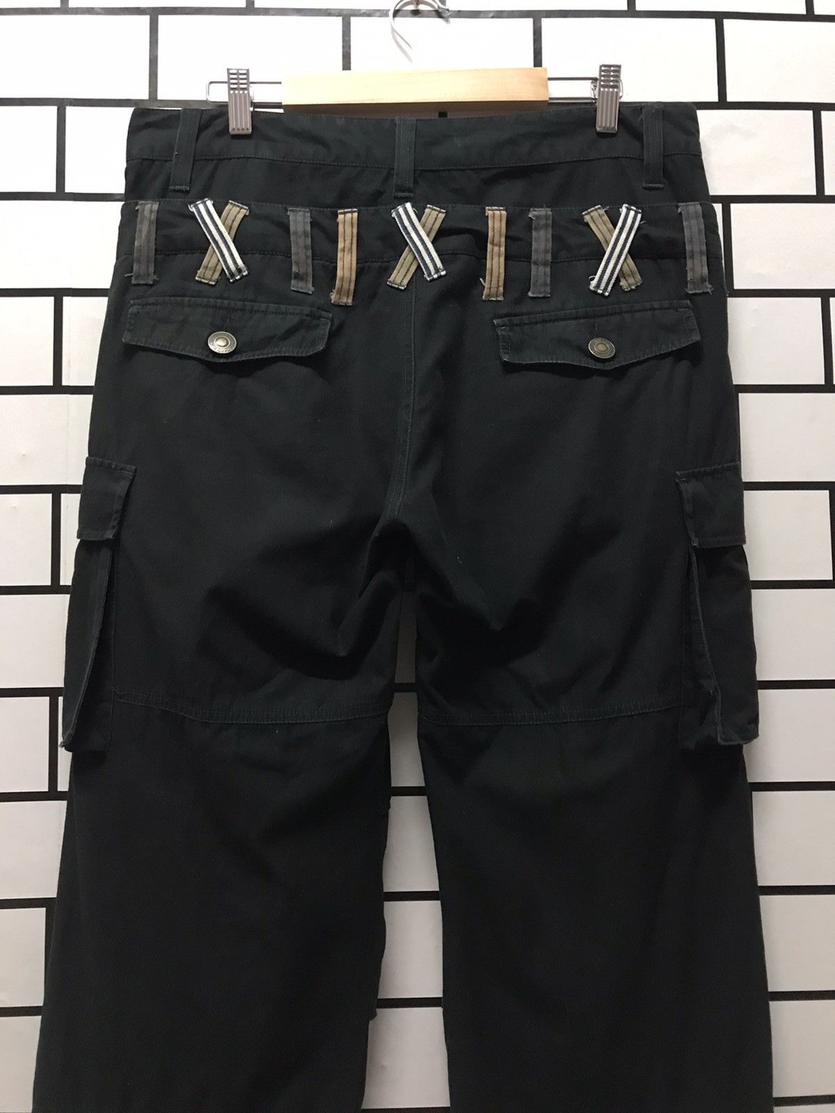 Designer × Japanese Brand Japanese Style Cargo Bush Double Waist Pants Size US 33 - 10 Thumbnail