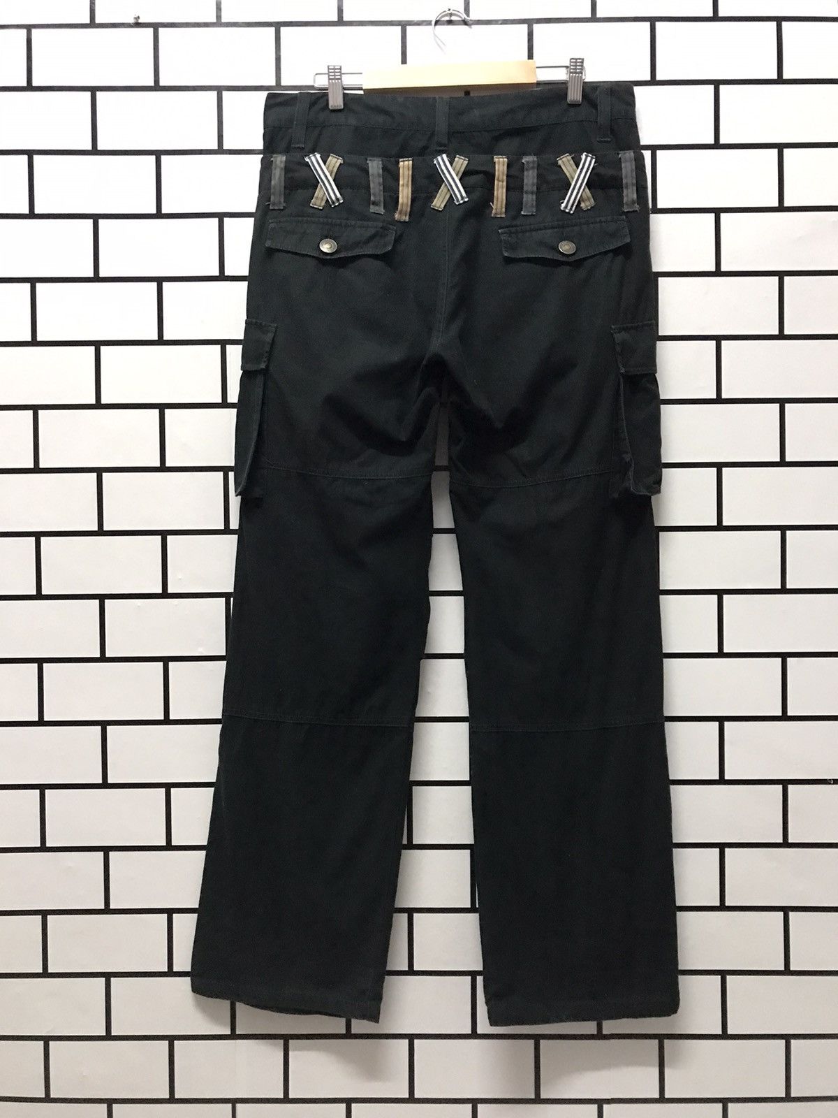 Designer × Japanese Brand Japanese Style Cargo Bush Double Waist Pants Size US 33 - 2 Thumbnail