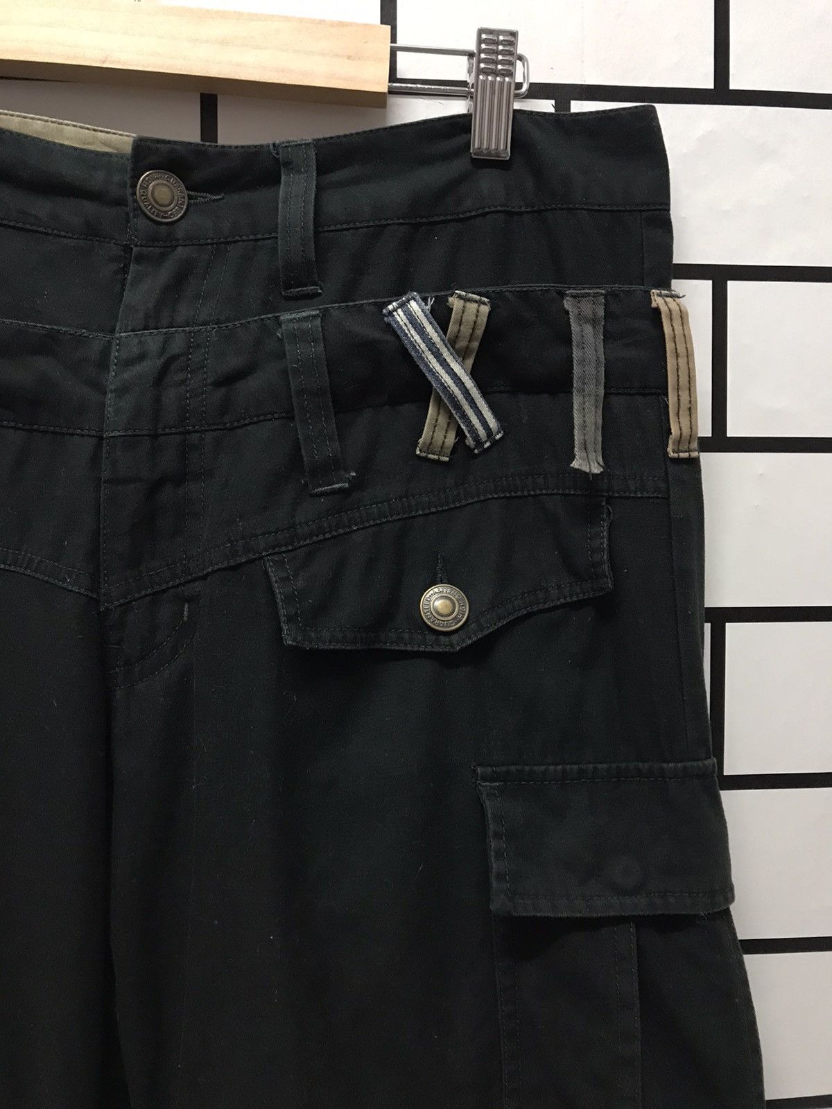 Designer × Japanese Brand Japanese Style Cargo Bush Double Waist Pants Size US 33 - 8 Thumbnail