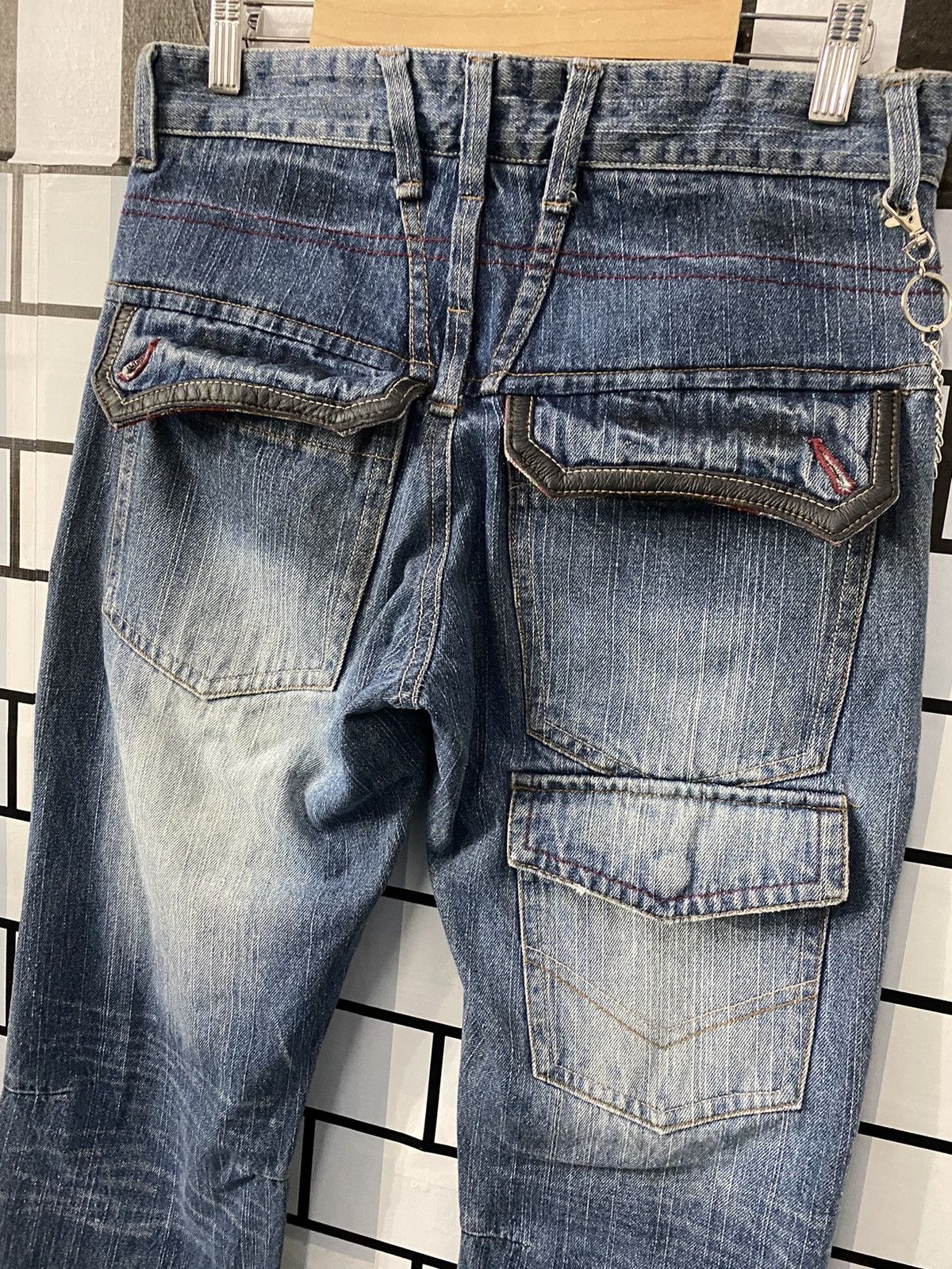 Designer × Japanese Brand Vintage Gumu Japan Multi Pocket Motif Denim Pants Size US 30 / EU 46 - 9 Thumbnail