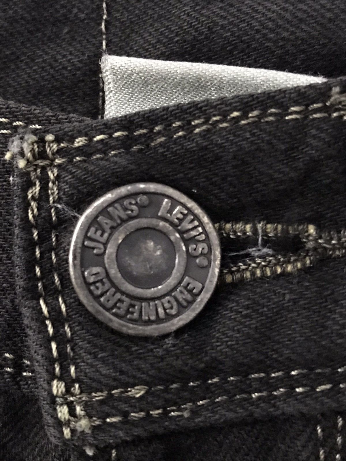 Levi's × Vintage Vintage 90’s Levi’s Engineered Twisted Zipper ankle denim Size US 30 / EU 46 - 6 Thumbnail