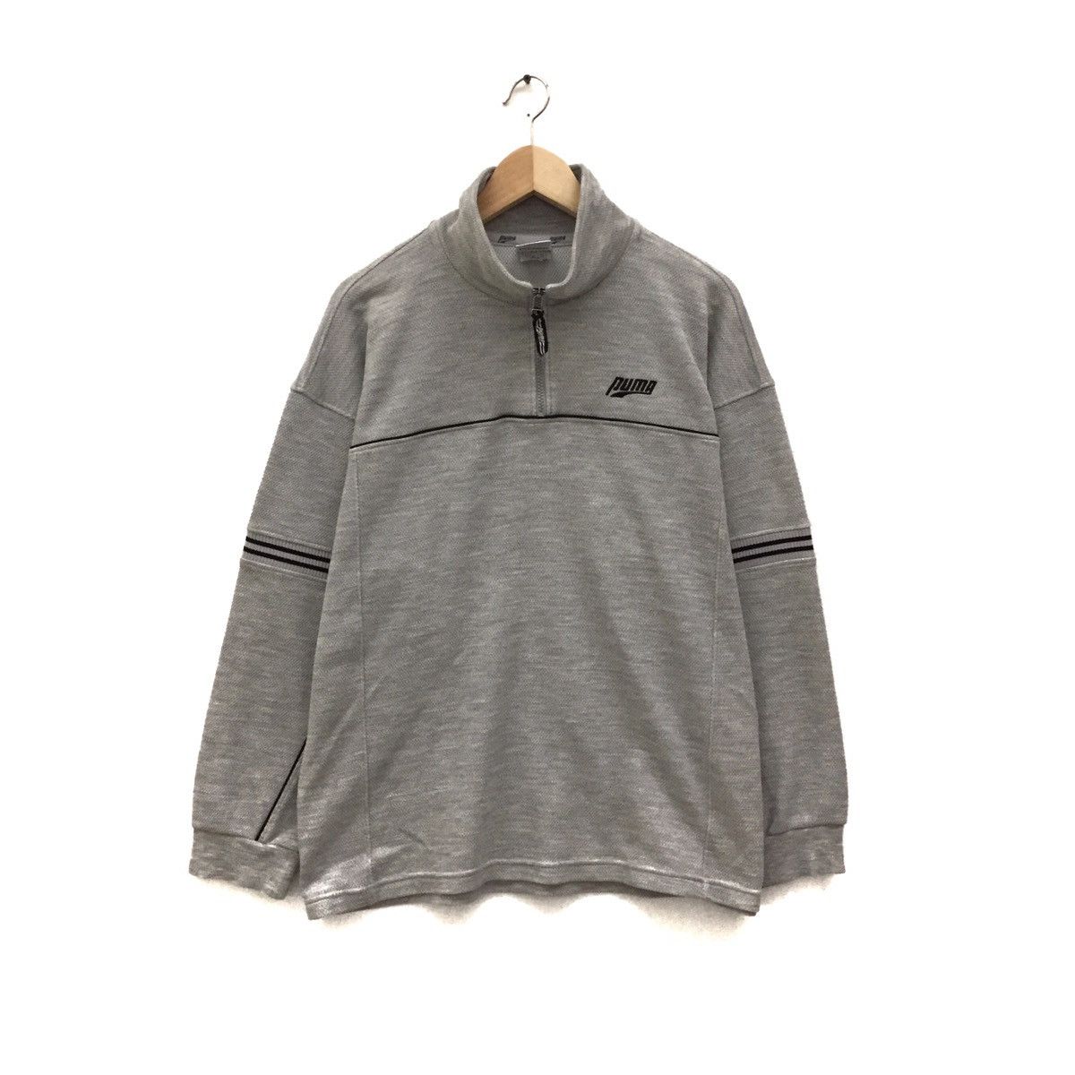 Puma × Vintage Vintage Puma HalfZip Sweatshirt Size US M / EU 48-50 / 2 - 1 Thumbnail