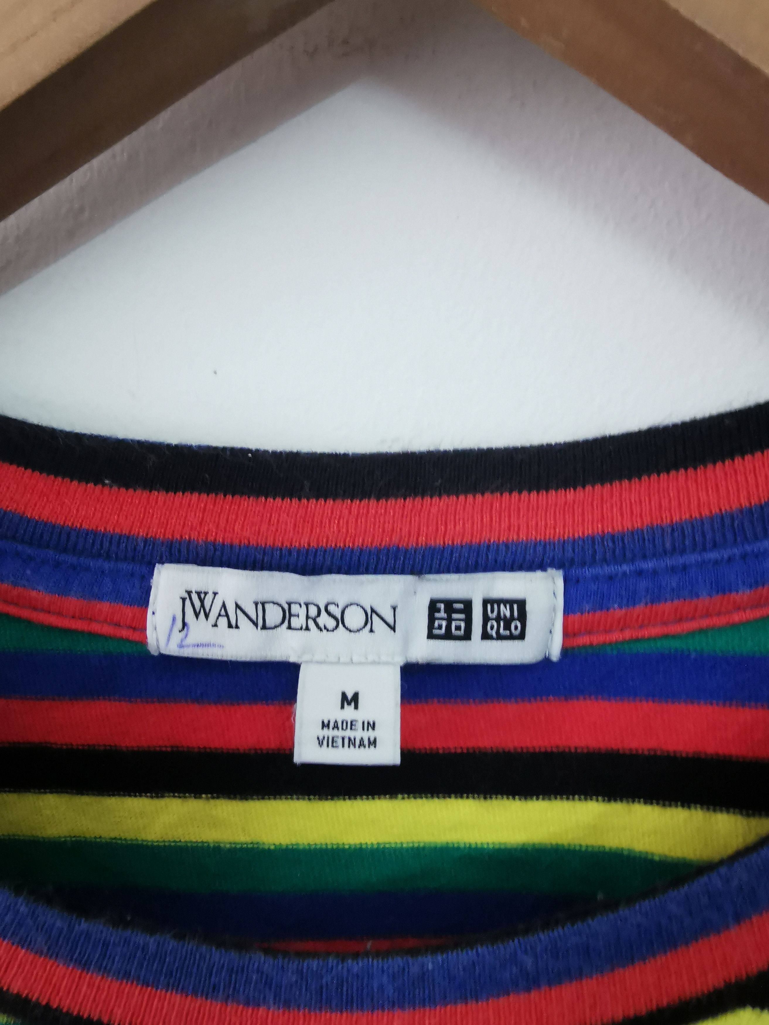 JW Anderson × Uniqlo JW Anderson Uniqlo Multicolor Stripes Tee Size US M / EU 48-50 / 2 - 5 Thumbnail