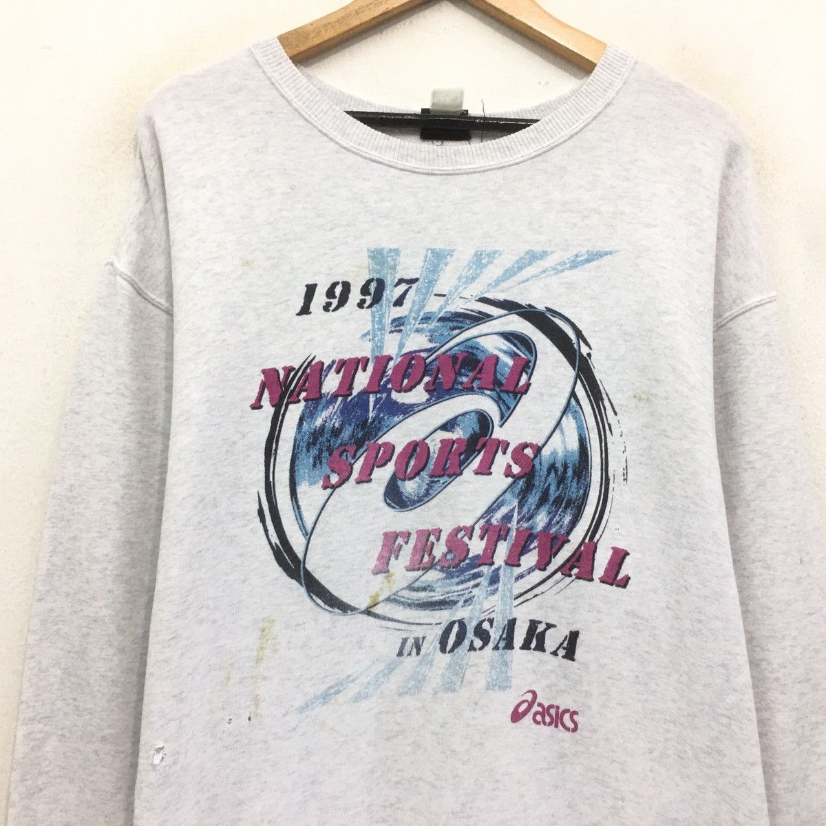 Asics × Vintage Vintage Asics National Sports Festival In Osaka NSF Japan Size US L / EU 52-54 / 3 - 2 Thumbnail