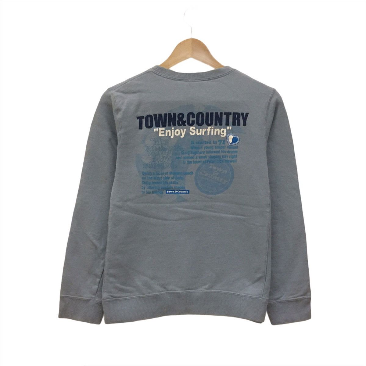 Vintage Vintage Town And County CrewNeck Sweatshirt Biglogo Size US S / EU 44-46 / 1 - 1 Thumbnail
