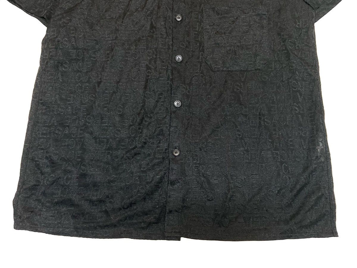 Versace × Versace Jeans Couture Vintage 90's Versace Jeans Couture Overprint Monogram Shirt Size US L / EU 52-54 / 3 - 10 Thumbnail