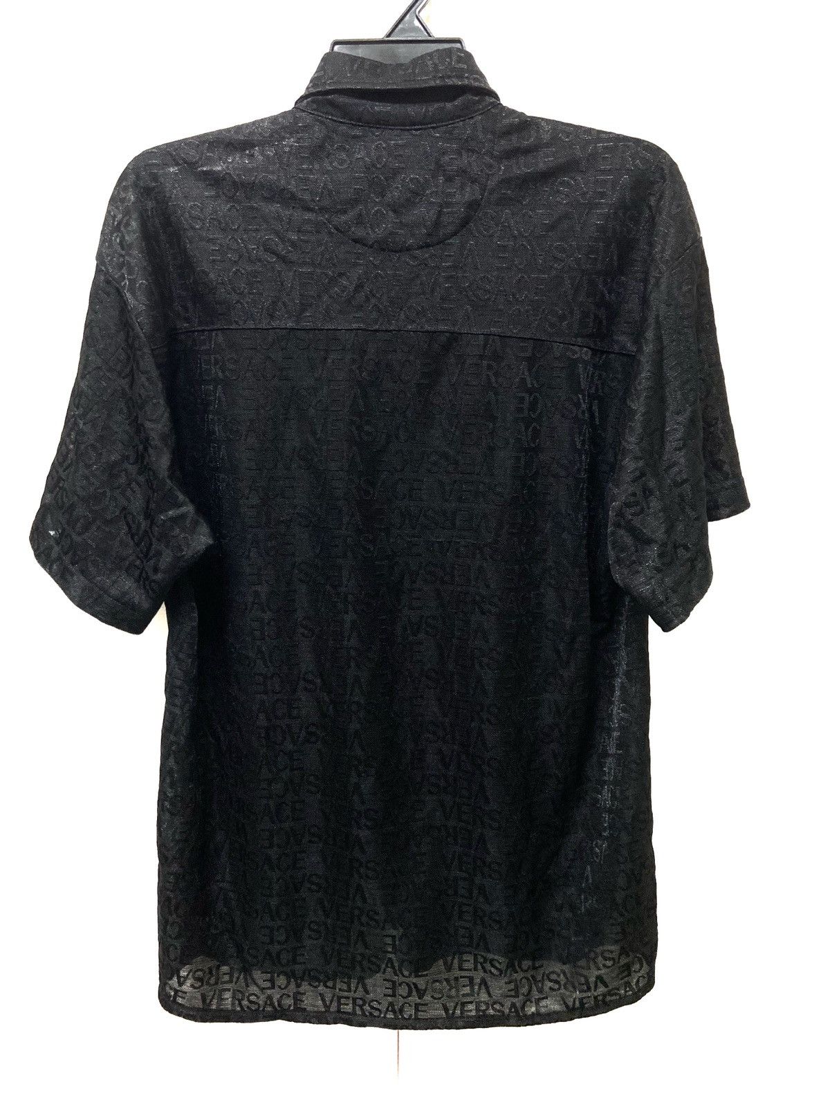 Versace × Versace Jeans Couture Vintage 90's Versace Jeans Couture Overprint Monogram Shirt Size US L / EU 52-54 / 3 - 6 Thumbnail