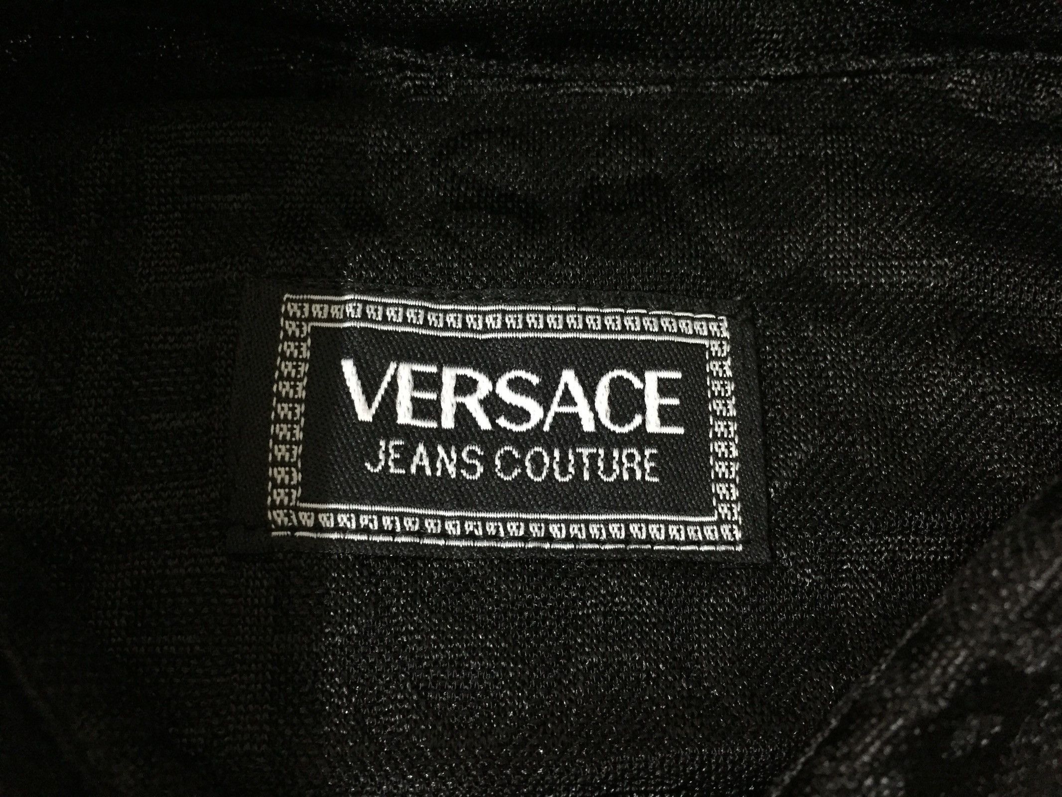 Versace × Versace Jeans Couture Vintage 90's Versace Jeans Couture Overprint Monogram Shirt Size US L / EU 52-54 / 3 - 15 Thumbnail