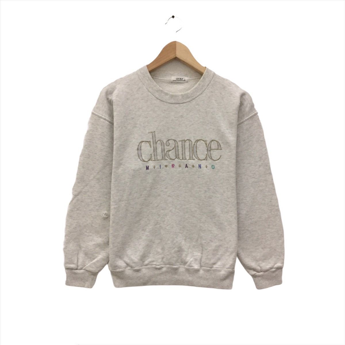 Japanese Brand × Other Vintage Sweatshirt Embroidery Spellout CHANCE MIRANO Size US S / EU 44-46 / 1 - 1 Thumbnail