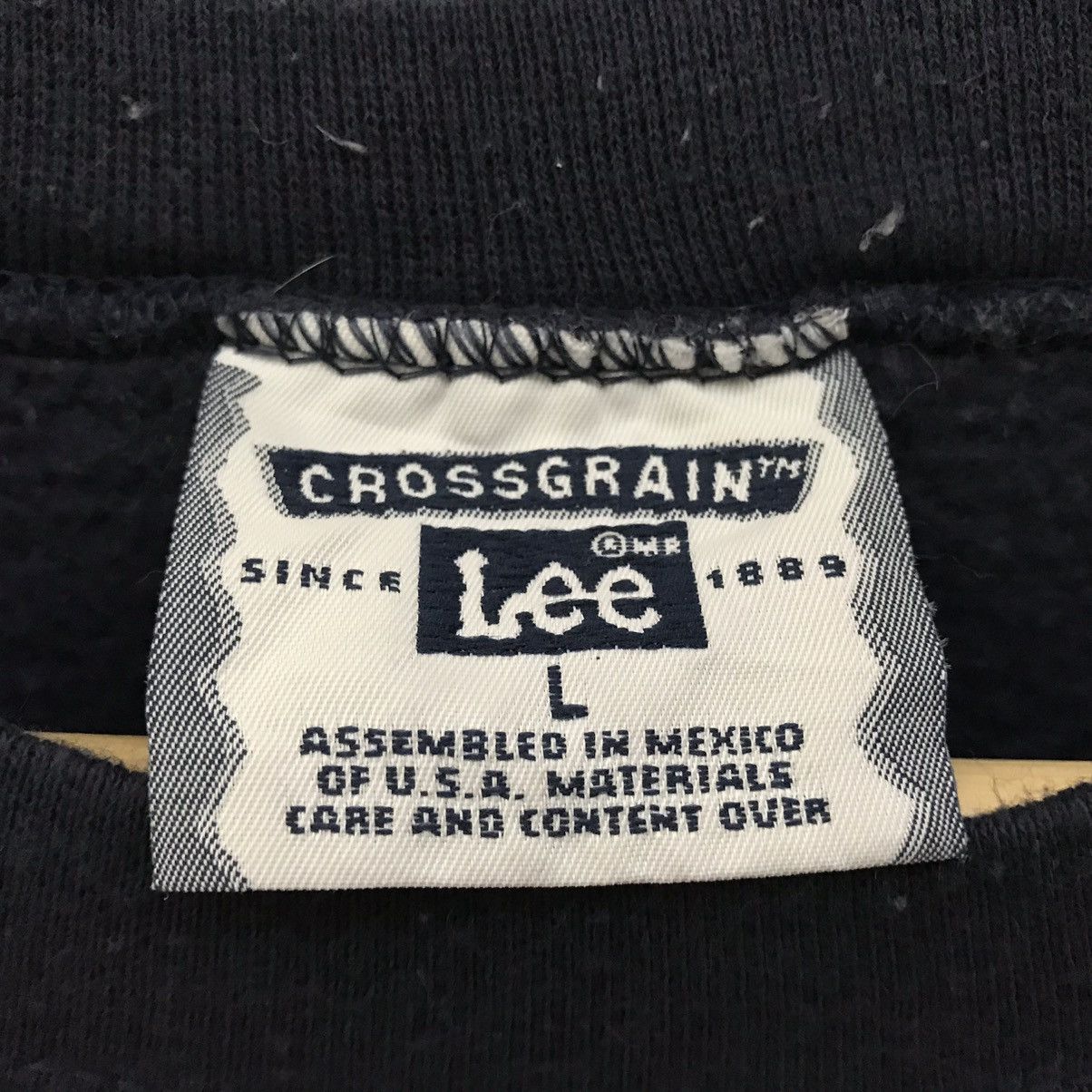 Lee × Vintage Vintage Lee Sweatshirt Crewneck Biglogo Spellout GETO Lee Size US L / EU 52-54 / 3 - 6 Thumbnail