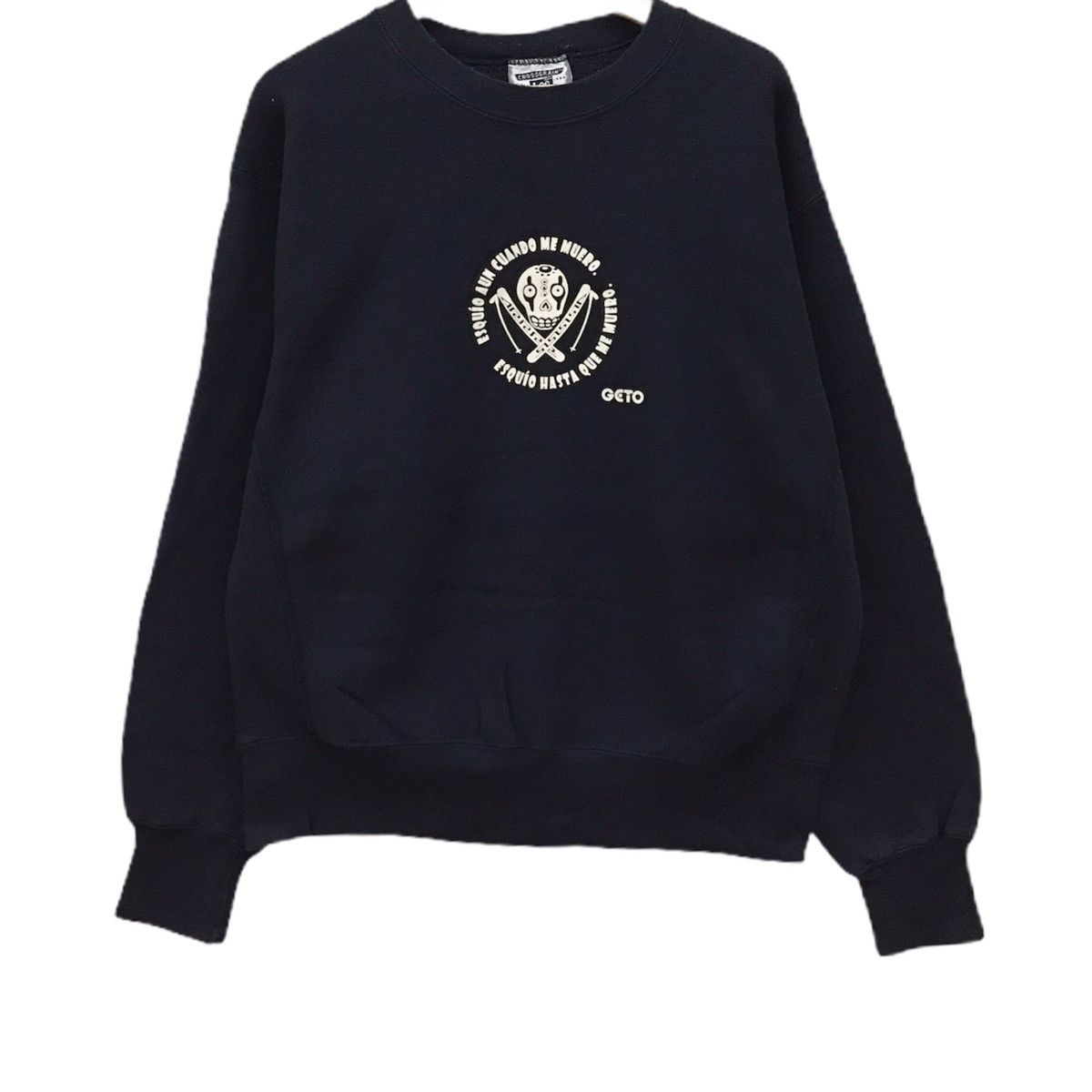 Lee × Vintage Vintage Lee Sweatshirt Crewneck Biglogo Spellout GETO Lee Size US L / EU 52-54 / 3 - 2 Thumbnail